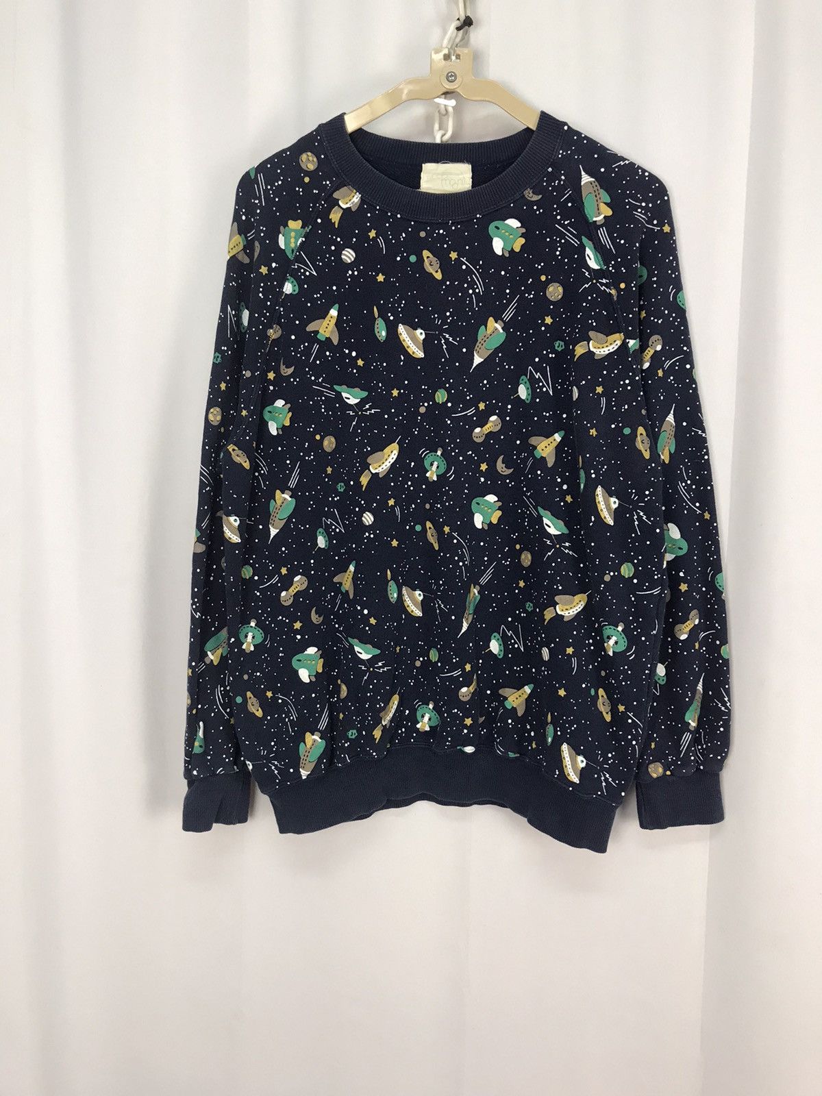 Japanese Brand × Vintage Fullprint sweatshirt by crack moon Size US M / EU 48-50 / 2 - 6 Thumbnail