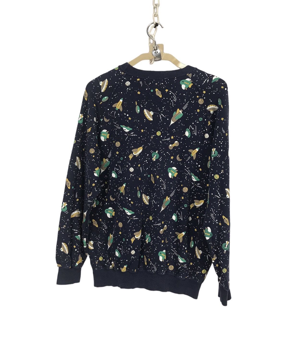 Japanese Brand × Vintage Fullprint sweatshirt by crack moon Size US M / EU 48-50 / 2 - 2 Thumbnail