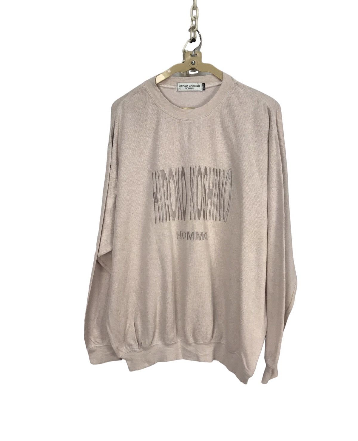 Hiroko Koshino Homme × Japanese Brand Hiroko koshino homme spellout sweatshirt Size US L / EU 52-54 / 3 - 1 Thumbnail