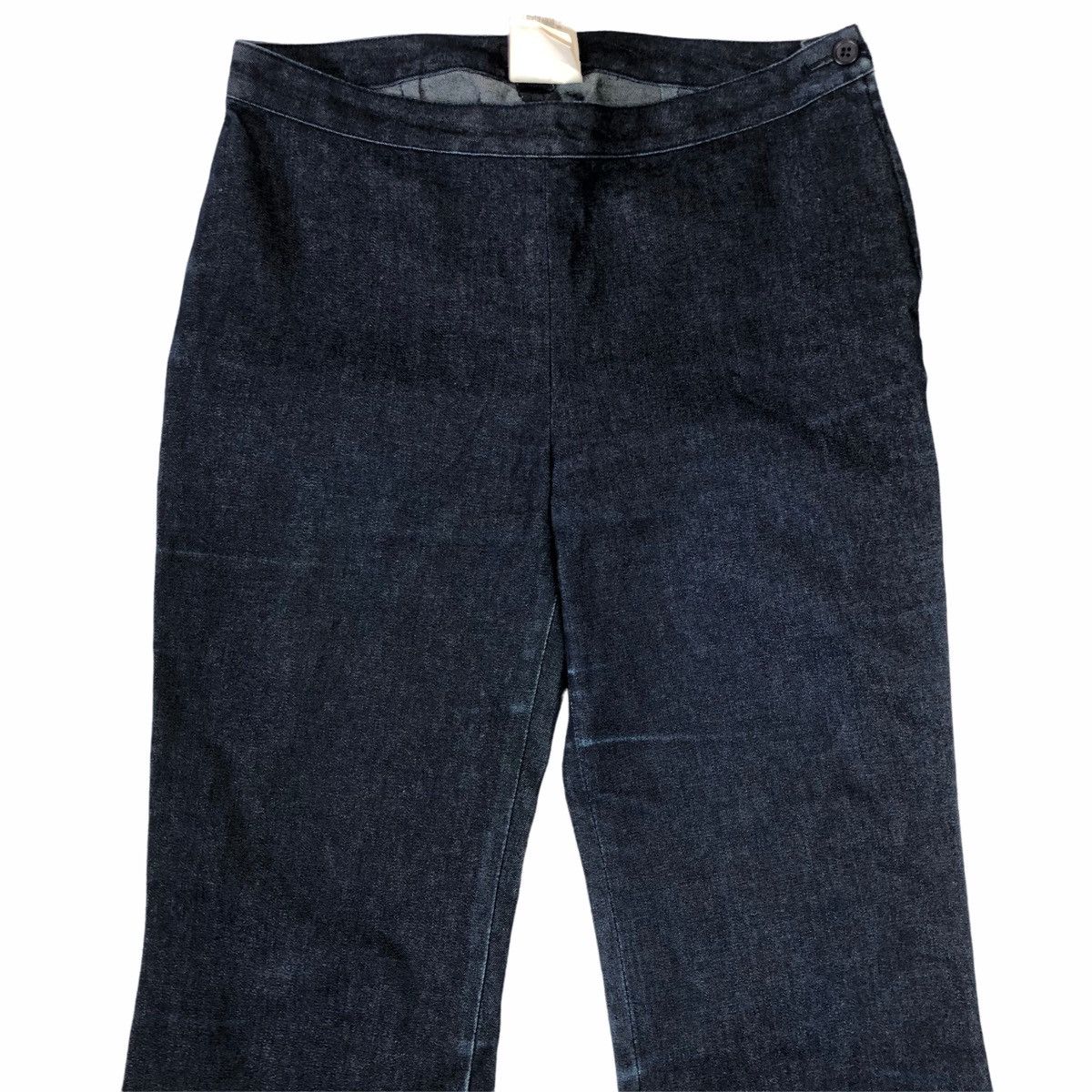 Japanese Brand 2000s Atsuro Tayama - Flared Fur Denim Pants Size US 28 / EU 44 - 3 Thumbnail