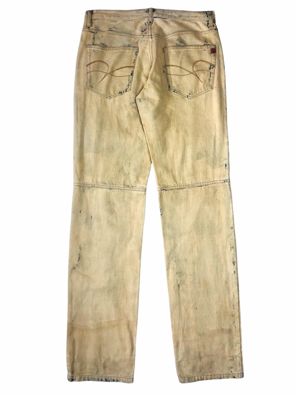 Japanese Brand 1990s 291295 Homme - Over Dyed Denim Pants Size US 30 / EU 46 - 5 Thumbnail