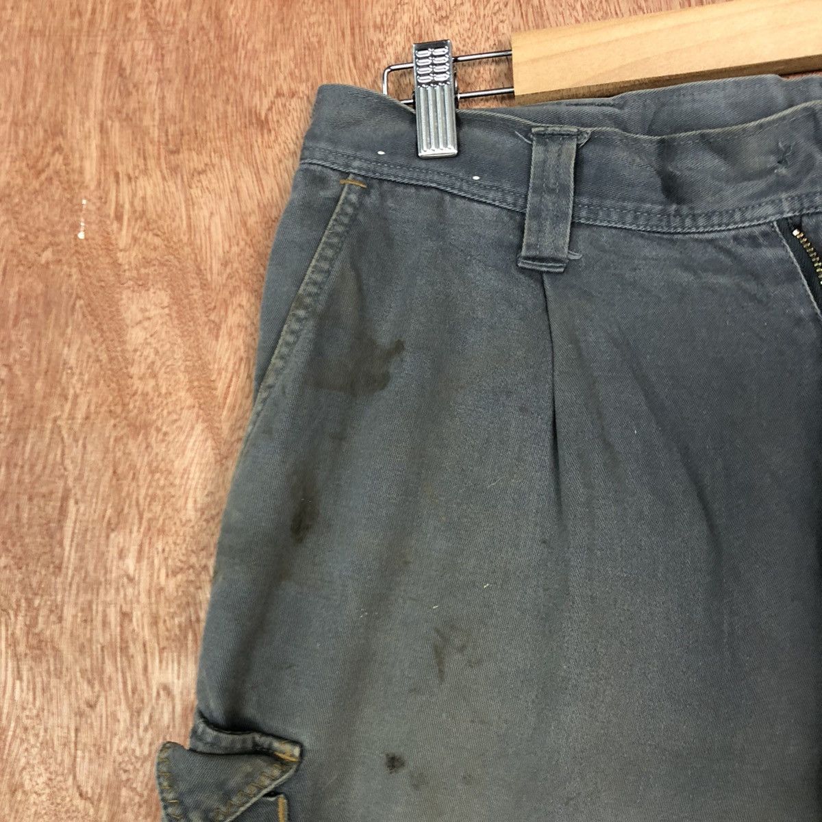 Japanese Brand DL Gin Washi dirty thrashed Multipocket Cargo Pants #c709 Size US 33 - 7 Thumbnail