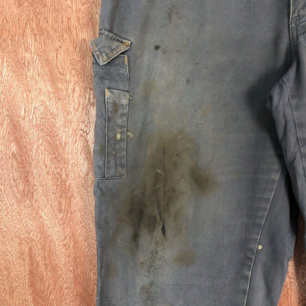 Japanese Brand DL Gin Washi dirty thrashed Multipocket Cargo Pants #c709 Size US 33 - 6 Thumbnail