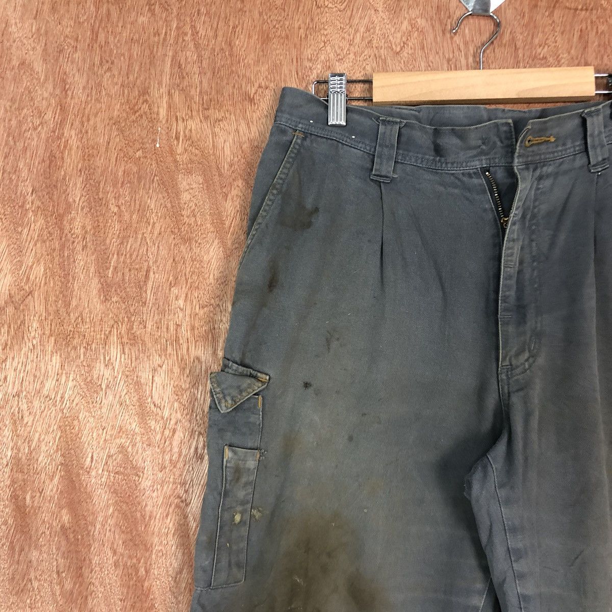 Japanese Brand DL Gin Washi dirty thrashed Multipocket Cargo Pants #c709 Size US 33 - 5 Thumbnail