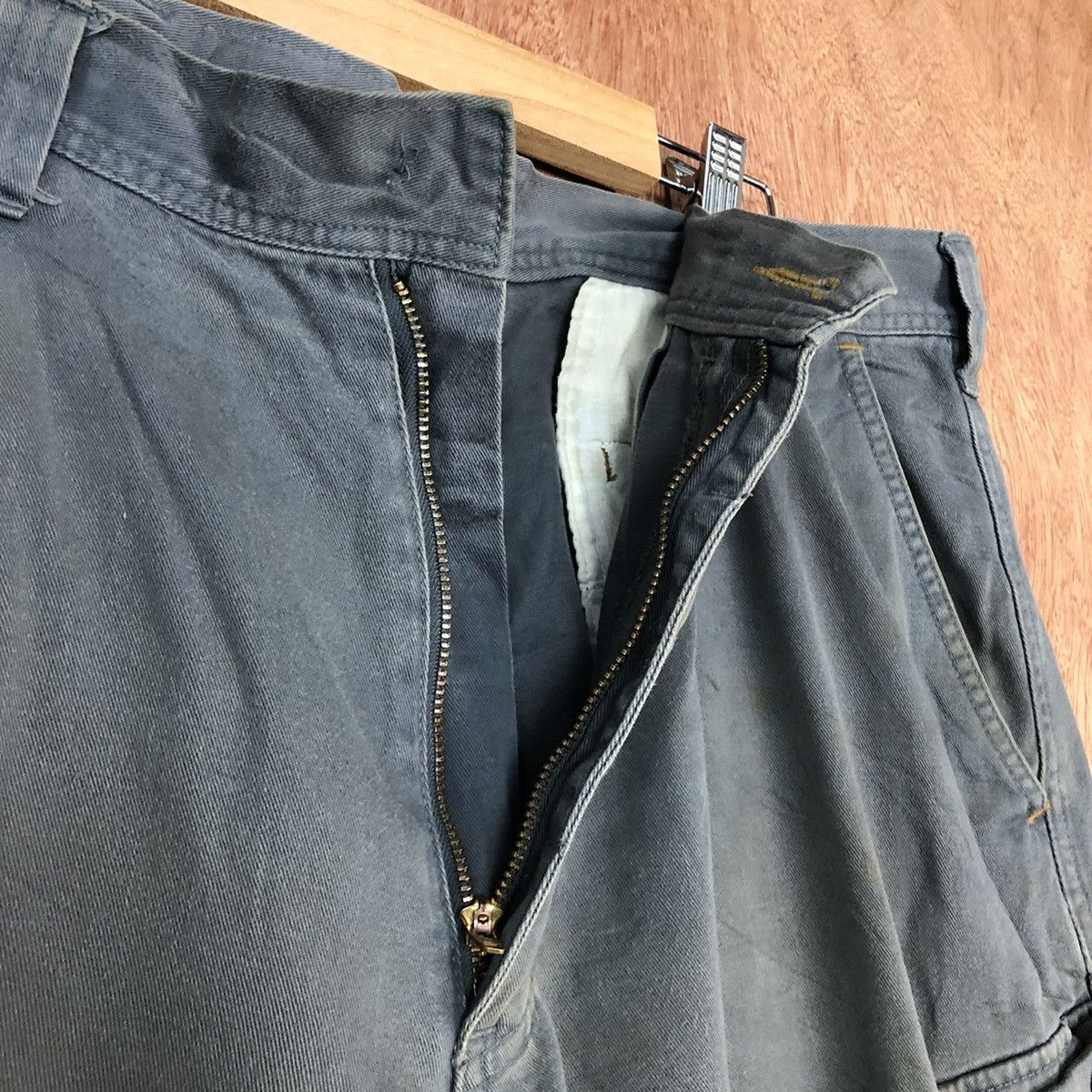 Japanese Brand DL Gin Washi dirty thrashed Multipocket Cargo Pants #c709 Size US 33 - 8 Thumbnail
