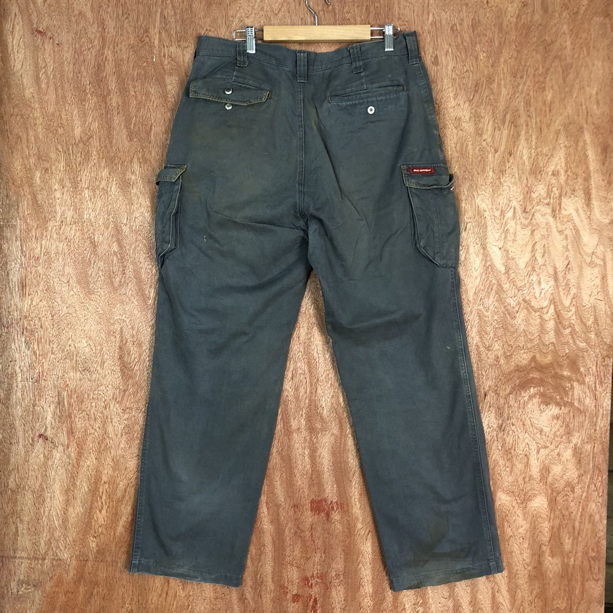 Japanese Brand DL Gin Washi dirty thrashed Multipocket Cargo Pants #c709 Size US 33 - 9 Thumbnail