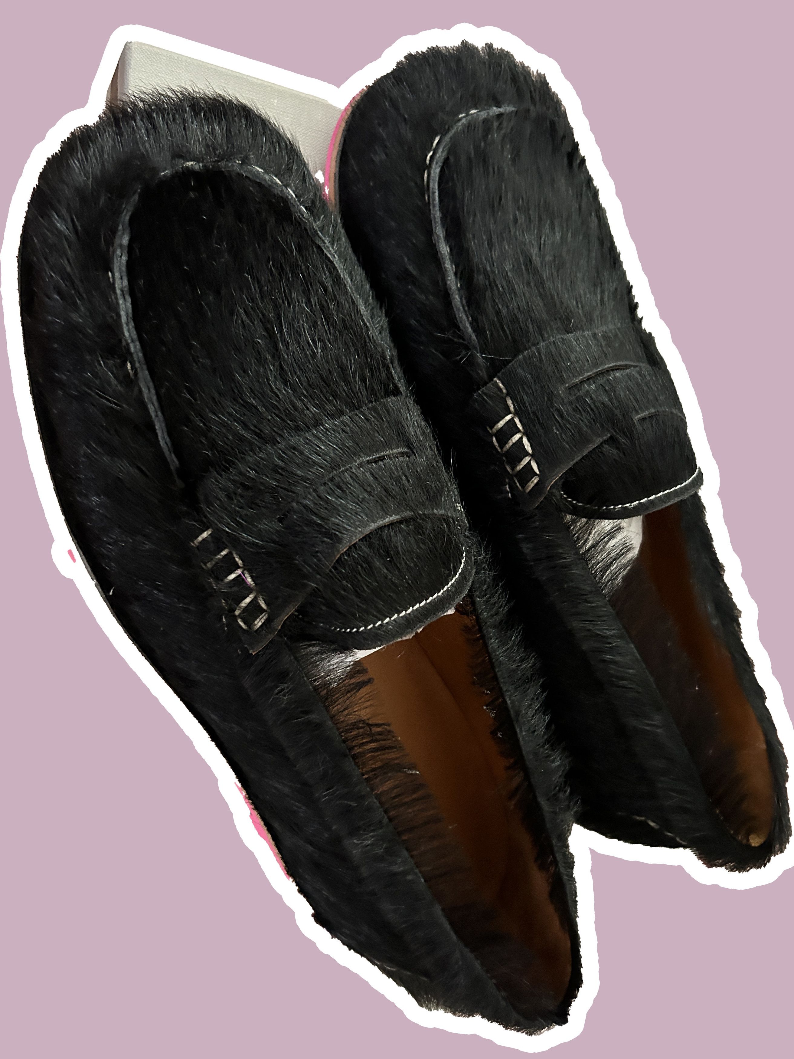 Marni MARNI Calf Hair Penny Loafers pony size EU 42 / US 9 Size US 9 / EU 42 - 1 Thumbnail