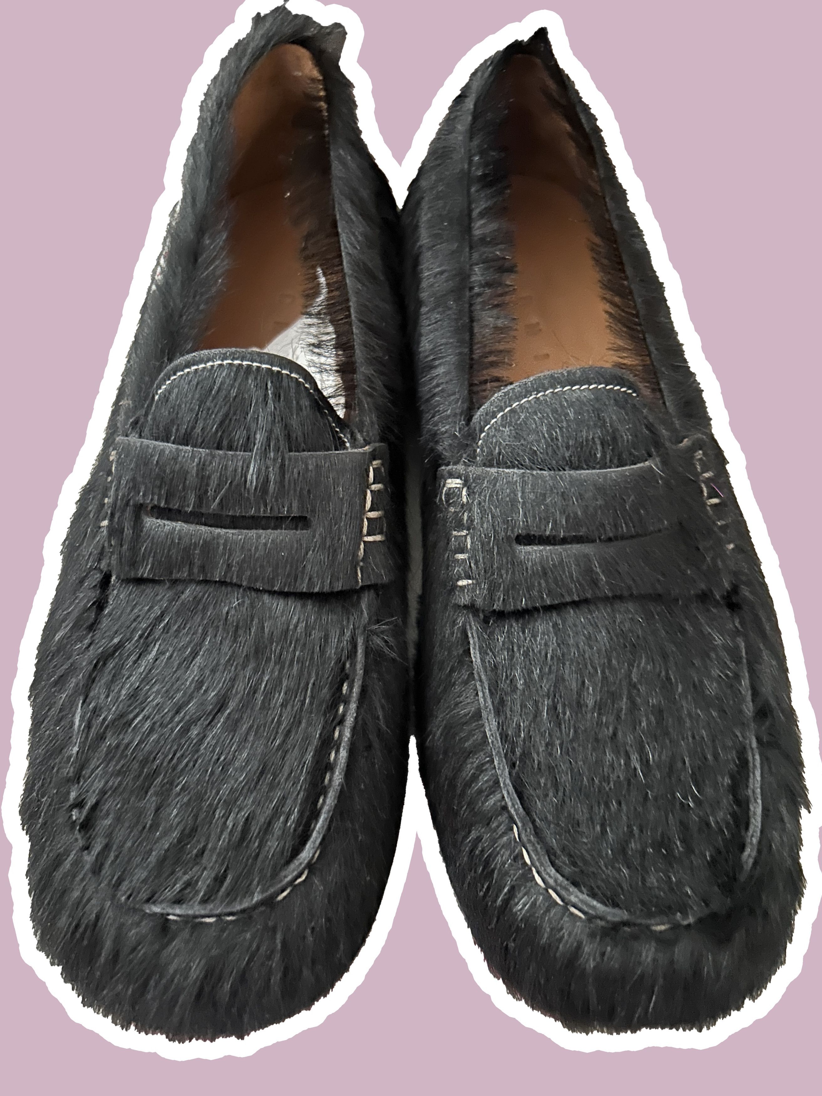 Marni MARNI Calf Hair Penny Loafers pony size EU 42 / US 9 Size US 9 / EU 42 - 3 Thumbnail