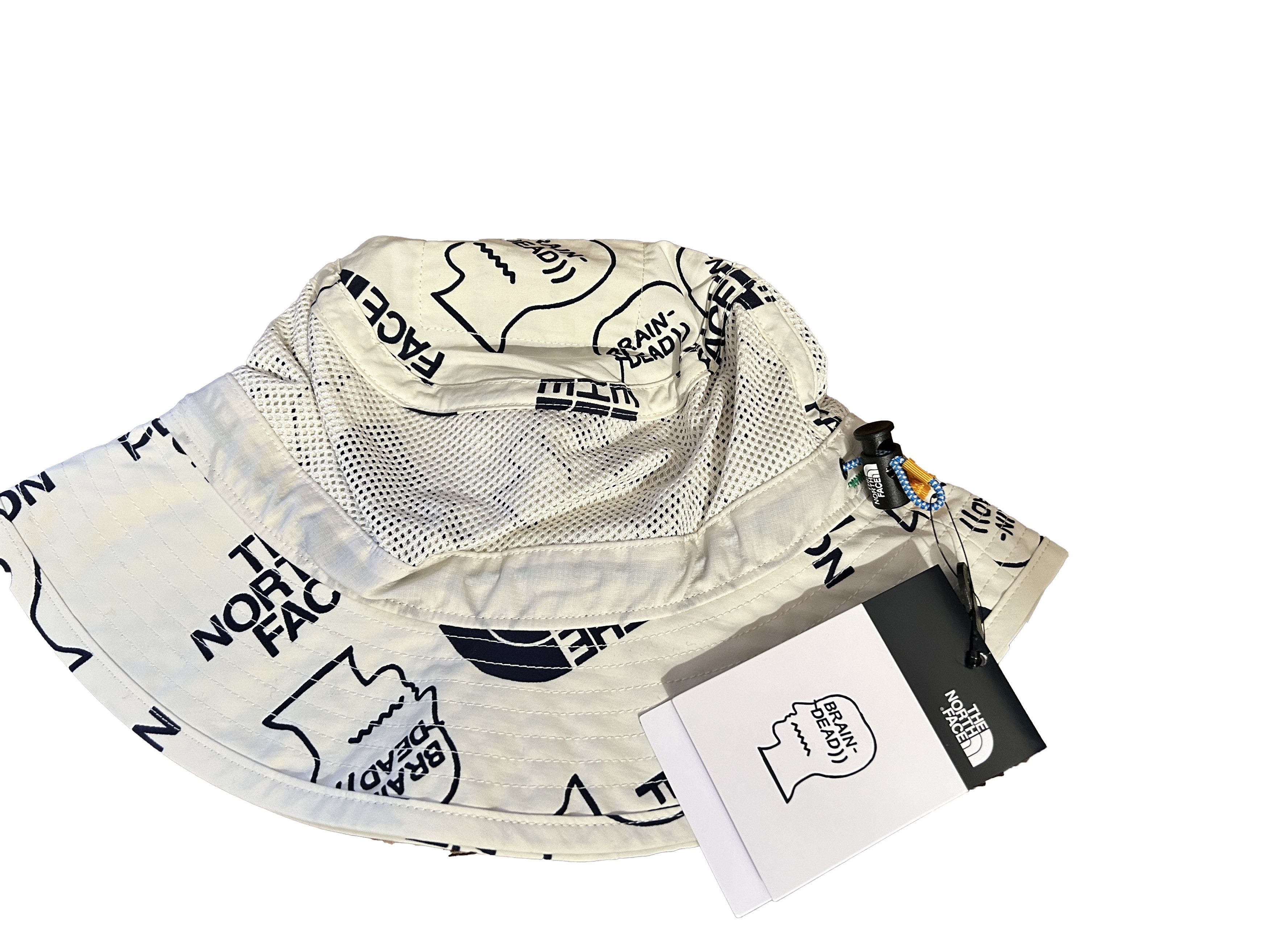 Brain Dead × The North Face The North Face Brain Dead Brain Dead X TNF Bucket Hat White Size ONE SIZE - 7 Thumbnail