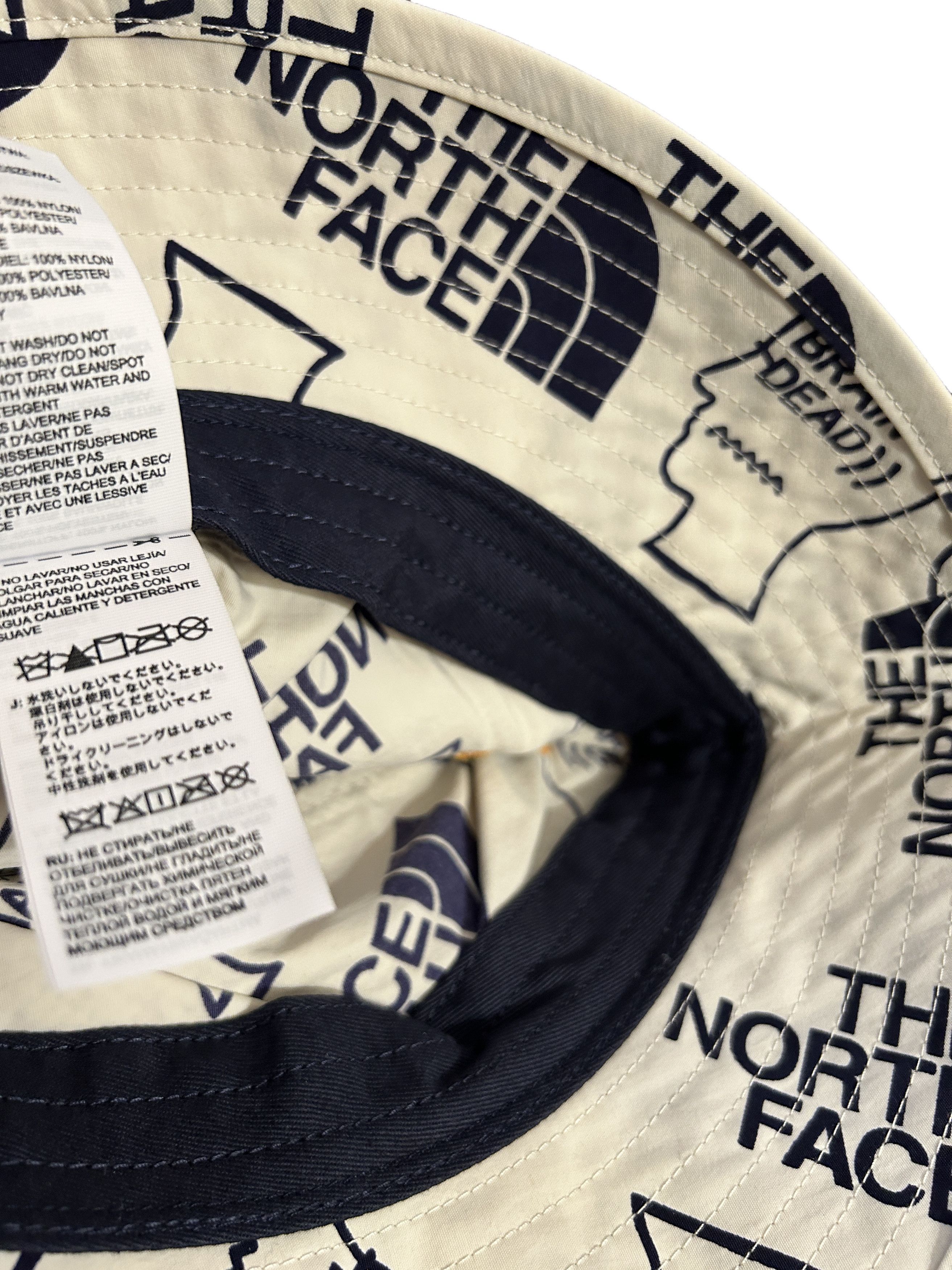 Brain Dead × The North Face The North Face Brain Dead Brain Dead X TNF Bucket Hat White Size ONE SIZE - 9 Thumbnail