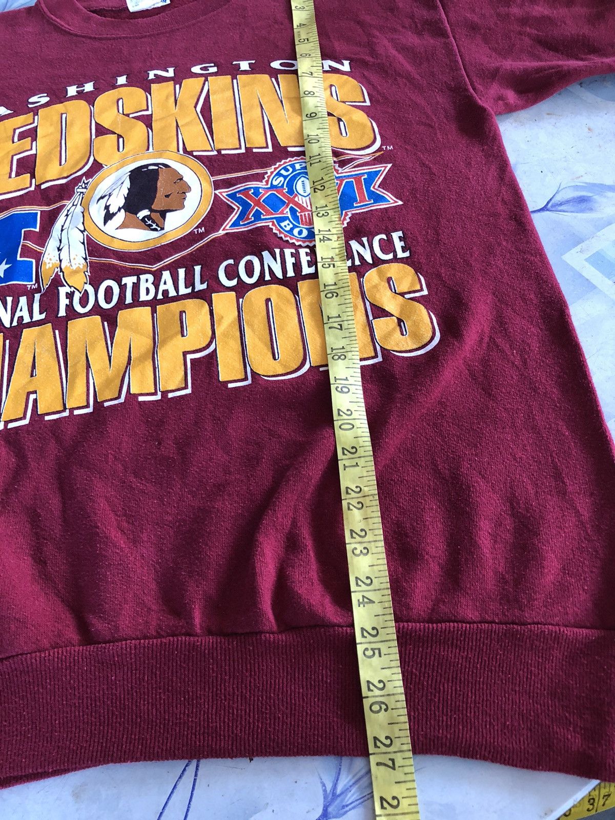 NFL Vintage Washington Redskins NFC Champions Sweatshirt Size US L / EU 52-54 / 3 - 6 Thumbnail