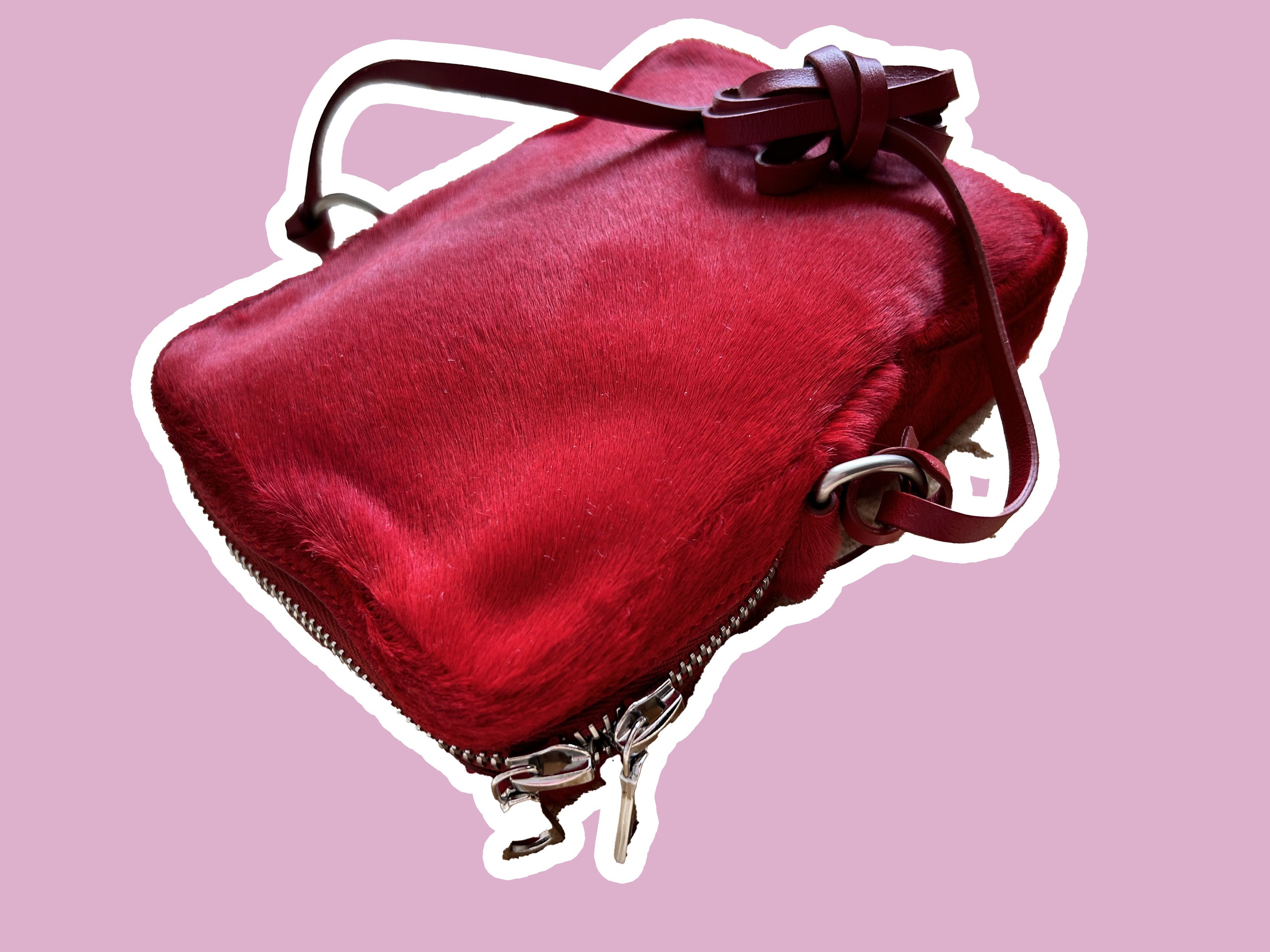 Our Legacy Our Legacy DELAY MINI BAG RED PONY Size ONE SIZE - 5 Thumbnail