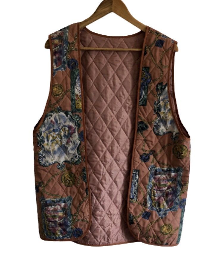 Vintage Vintage vests Inspired by Gucci, Hermes Design Italy Size US M / EU 48-50 / 2 - 2 Thumbnail