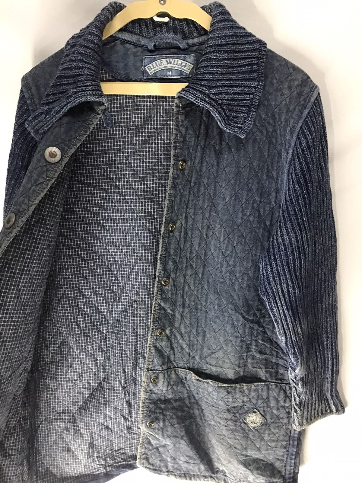 Vintage Vintage Blue Willis indigo jacket made in Denmark Size US M / EU 48-50 / 2 - 9 Thumbnail