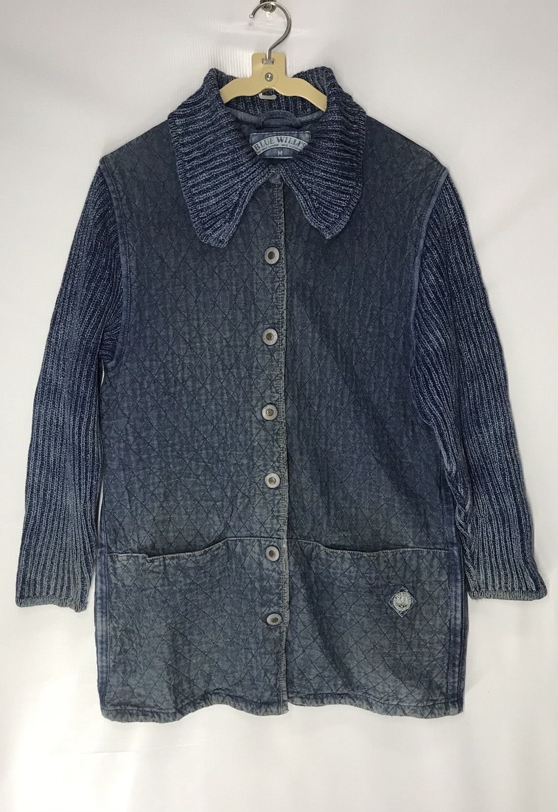 Vintage Vintage Blue Willis indigo jacket made in Denmark Size US M / EU 48-50 / 2 - 10 Thumbnail