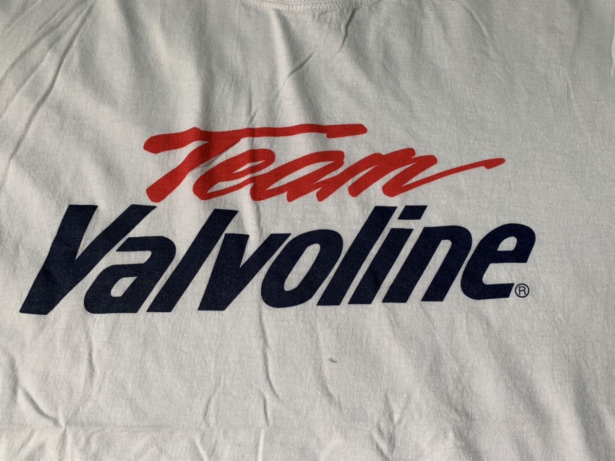 Japanese Brand Rare Vintage Team Valvoline Tee 80s 90s Size M / US 6-8 / IT 42-44 - 2 Thumbnail