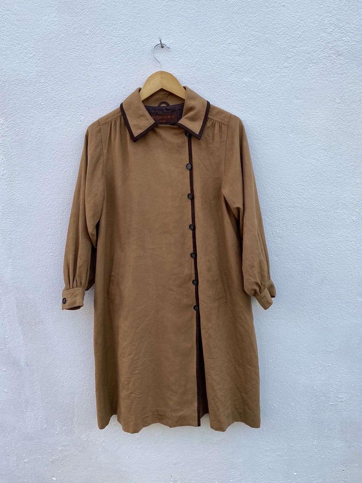Vintage Vintage Yves Saint Laurent trench coat / long coat Size US L / EU 52-54 / 3 - 1 Thumbnail