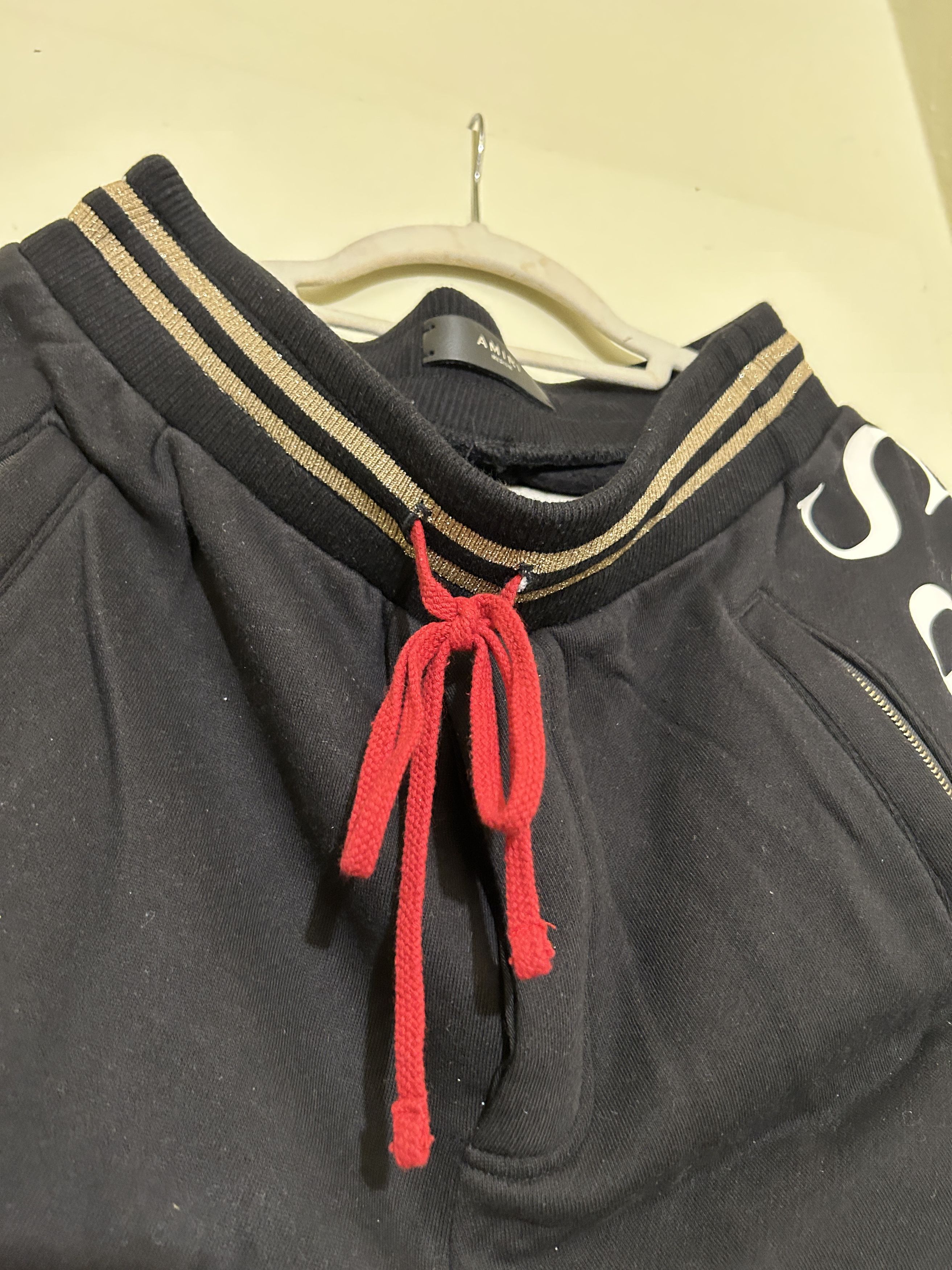 Amiri Amiri sweat shorts lovers black Size US 32 / EU 48 - 3 Thumbnail
