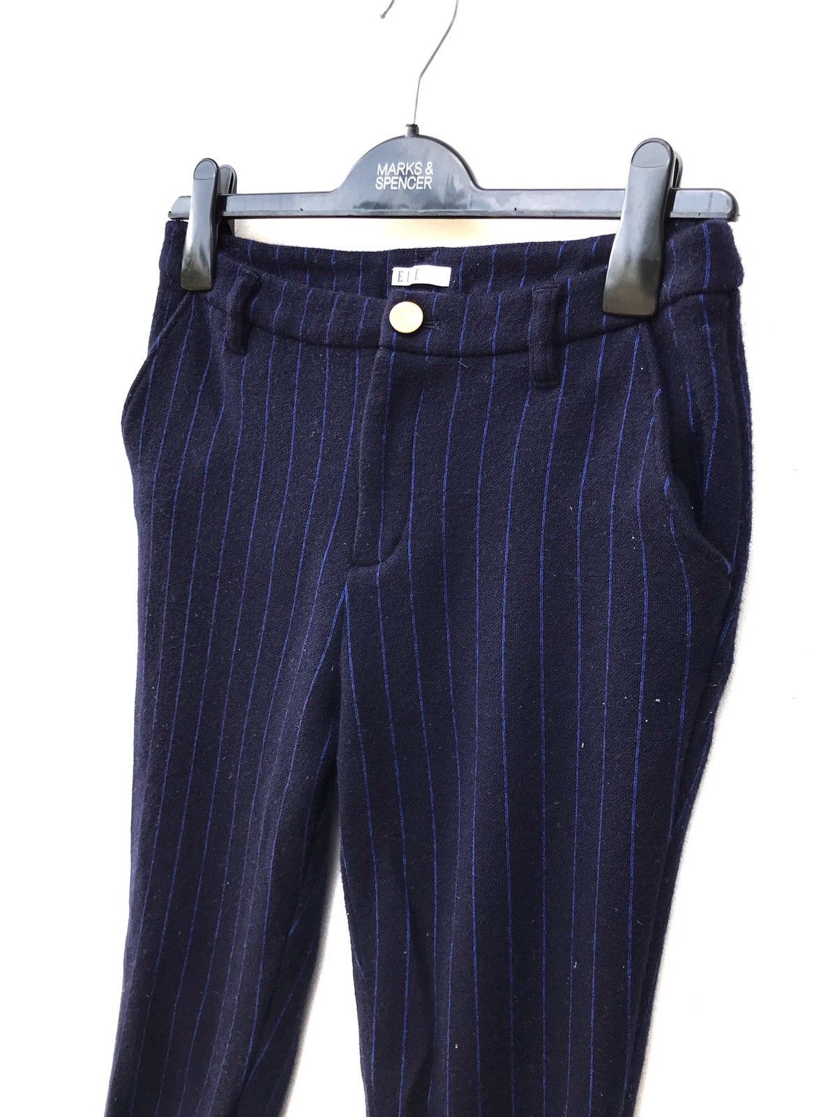 Other Elle Wool Stripes Blue Jogger Size US 26 / EU 42 - 3 Thumbnail