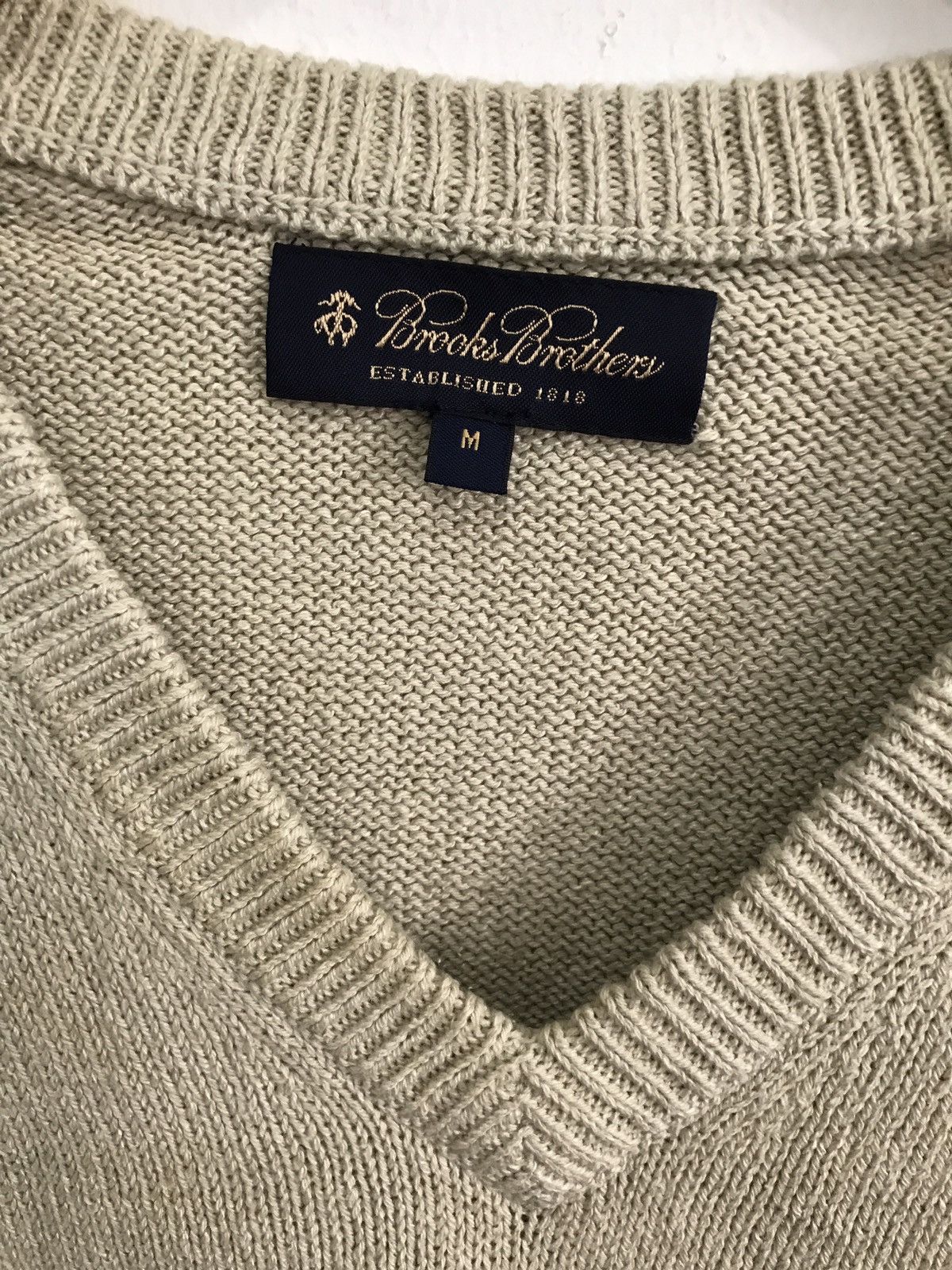 Brooks Brothers Brooks Brothers Crewneck Hand Knit Sweatshirt Size US M / EU 48-50 / 2 - 3 Thumbnail