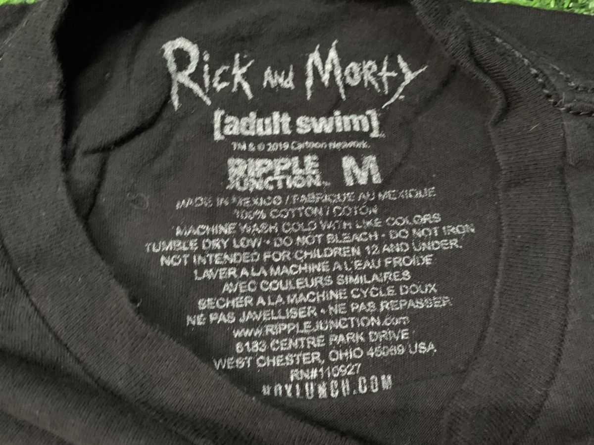 Cartoon Network Rick and Marty Anime Cartoon Tee Men in Black Action Size US M / EU 48-50 / 2 - 4 Thumbnail
