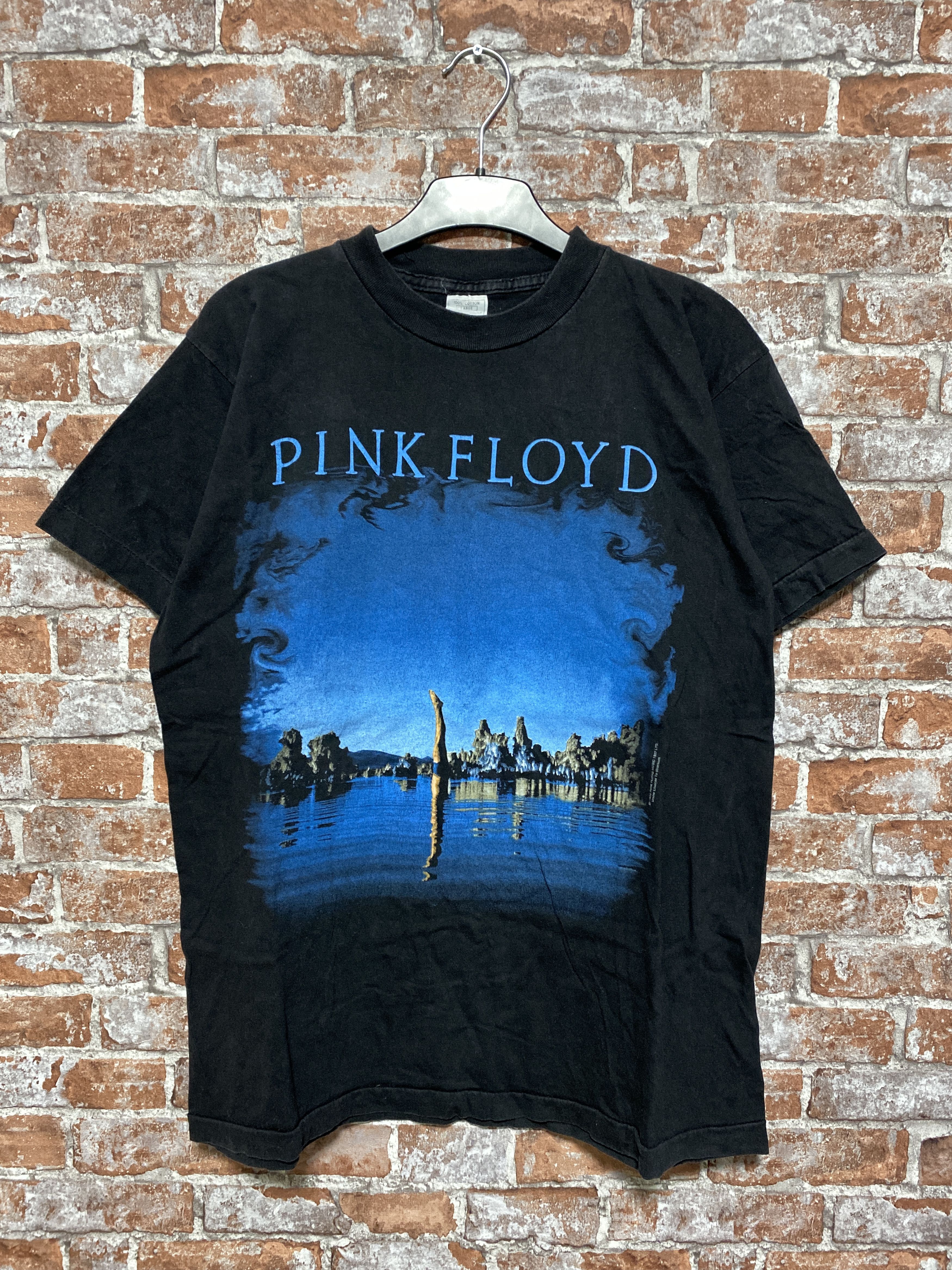 image of Band Tees x Pink Floyd 1992 Vintage Wish You Were Here Tee in Black, Men's (Size Large)