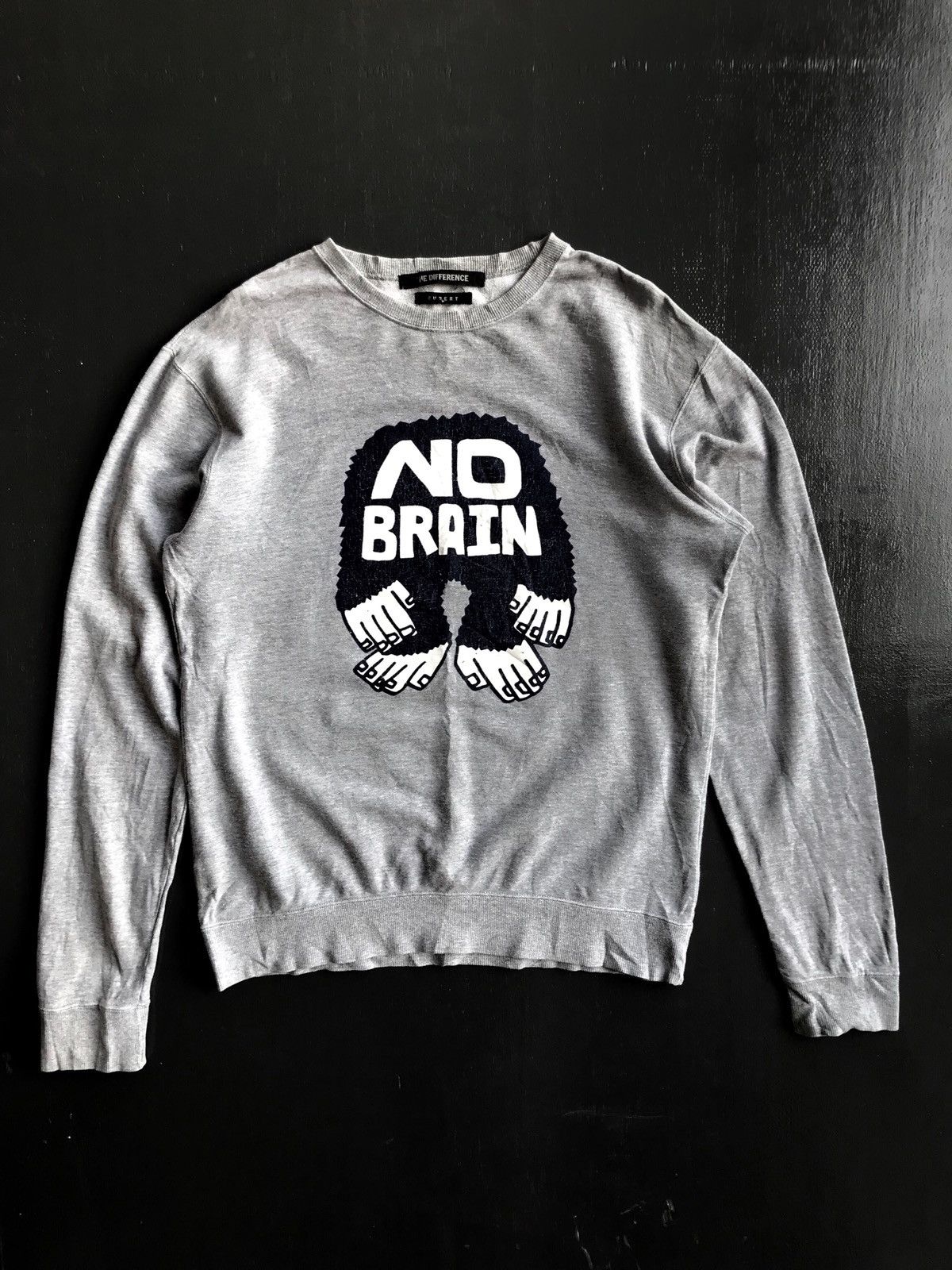 Japanese Brand Japanese Brand The Difference Rupert No Brain Sweatshirt Size US M / EU 48-50 / 2 - 2 Thumbnail