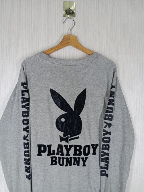 Playboy Rare Vintage Playboy Big Logo Sweatshirt Size US L / EU 52-54 / 3 - 2 Thumbnail