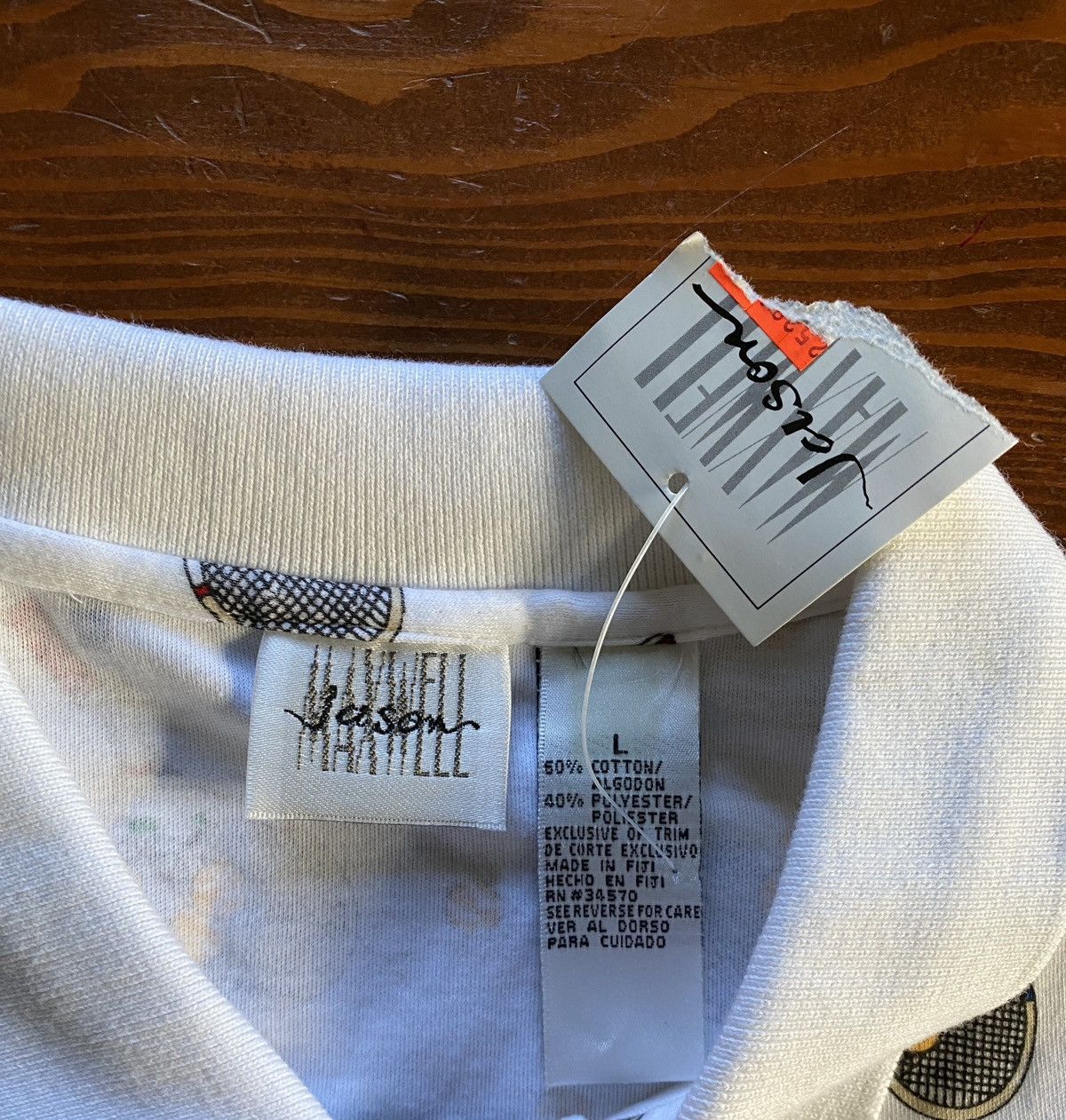 Vintage Vintage NWT 90’s Tennis All Over Short Sleeve Polo Size US M / EU 48-50 / 2 - 7 Thumbnail