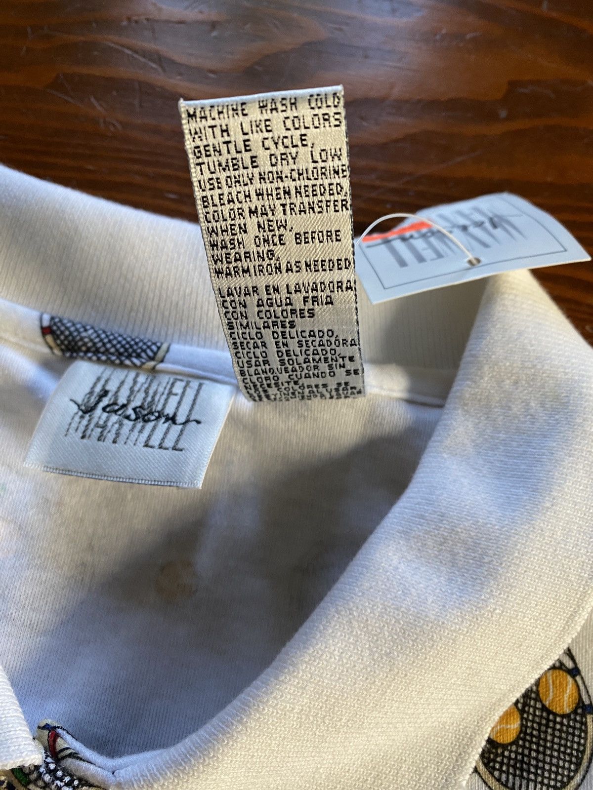 Vintage Vintage NWT 90’s Tennis All Over Short Sleeve Polo Size US M / EU 48-50 / 2 - 8 Thumbnail