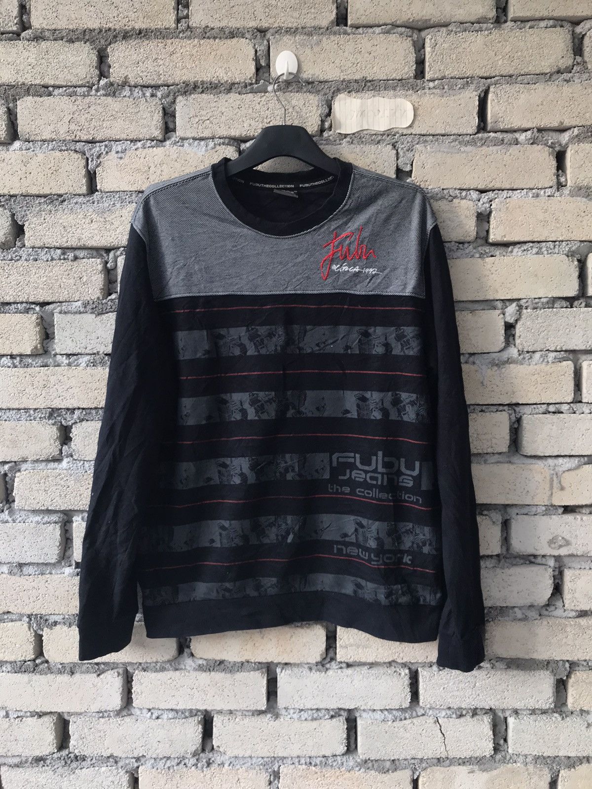Fubu × Rap Tees Fubu Jeans The Collection Sweatshirt Hip Hop Nice Art Size US M / EU 48-50 / 2 - 1 Thumbnail