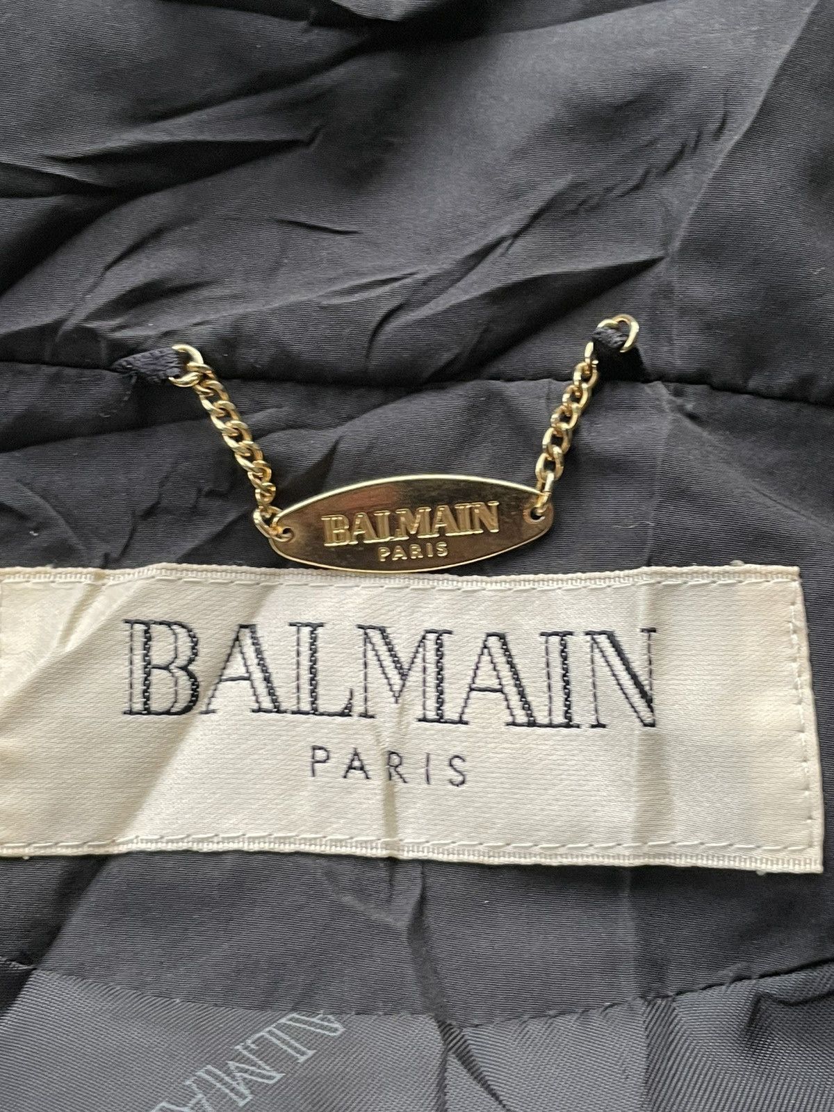 Balmain Vintage Balmain Paris Silk Parka Jacket Size US XL / EU 56 / 4 - 11 Thumbnail