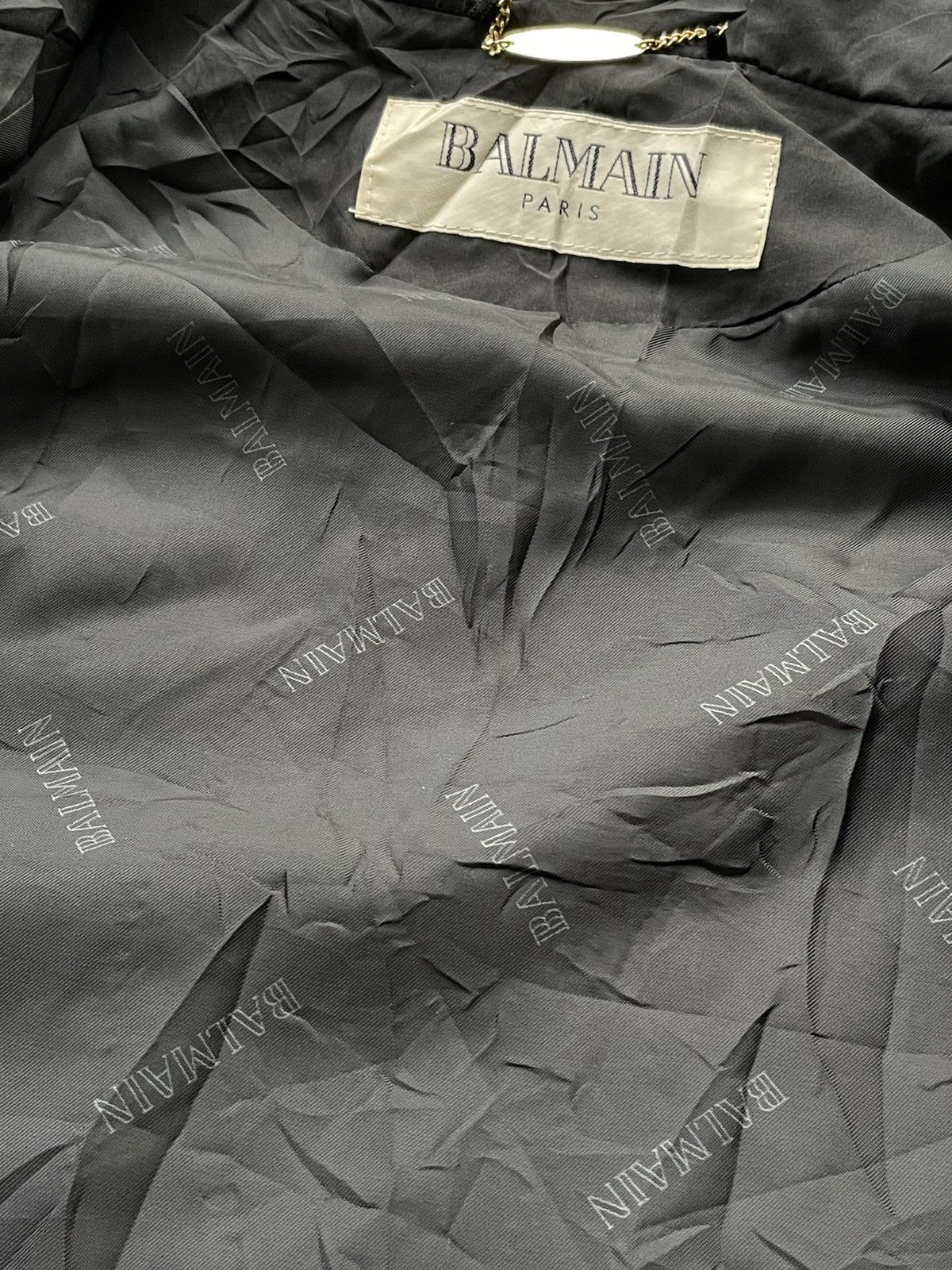 Balmain Vintage Balmain Paris Silk Parka Jacket Size US XL / EU 56 / 4 - 12 Thumbnail
