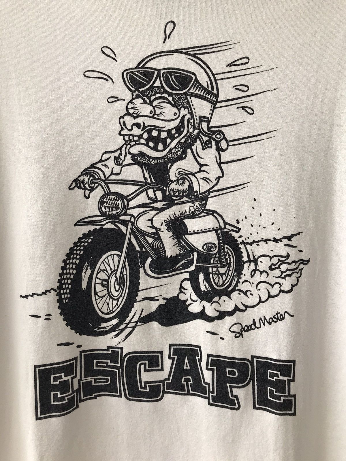 Japanese Brand Vintage Grass Hither Escape Speed Master Motorcycle Screen Size US L / EU 52-54 / 3 - 6 Thumbnail