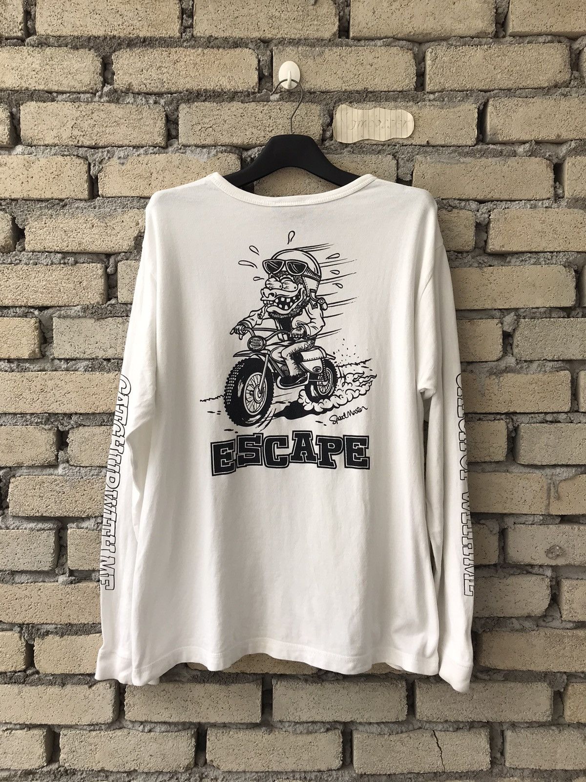 Japanese Brand Vintage Grass Hither Escape Speed Master Motorcycle Screen Size US L / EU 52-54 / 3 - 1 Thumbnail