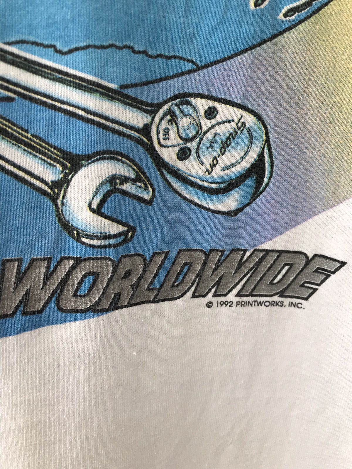 Rap Tees × Vintage SNAP ON #1 Tool Wrench Mechanic Garage Worldwide Size US S / EU 44-46 / 1 - 3 Thumbnail