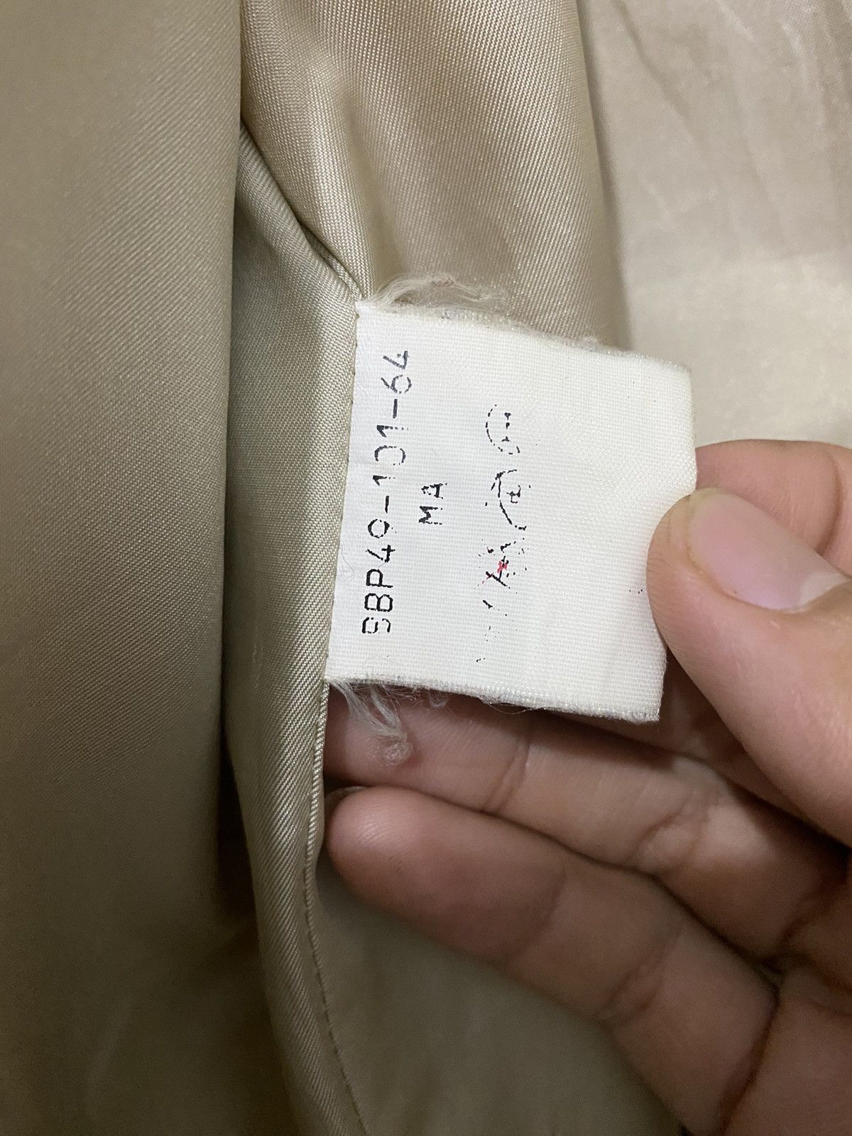 Burberry × Burberry Prorsum Vintage Burberry Jacket Design Light Colour Yellow Size US M / EU 48-50 / 2 - 11 Thumbnail