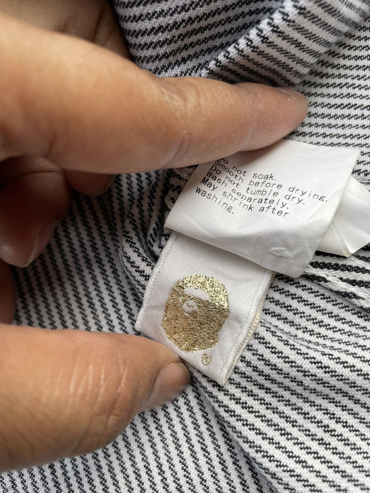 Bape Hickory Shirt Work Shirt Size US M / EU 48-50 / 2 - 17 Thumbnail