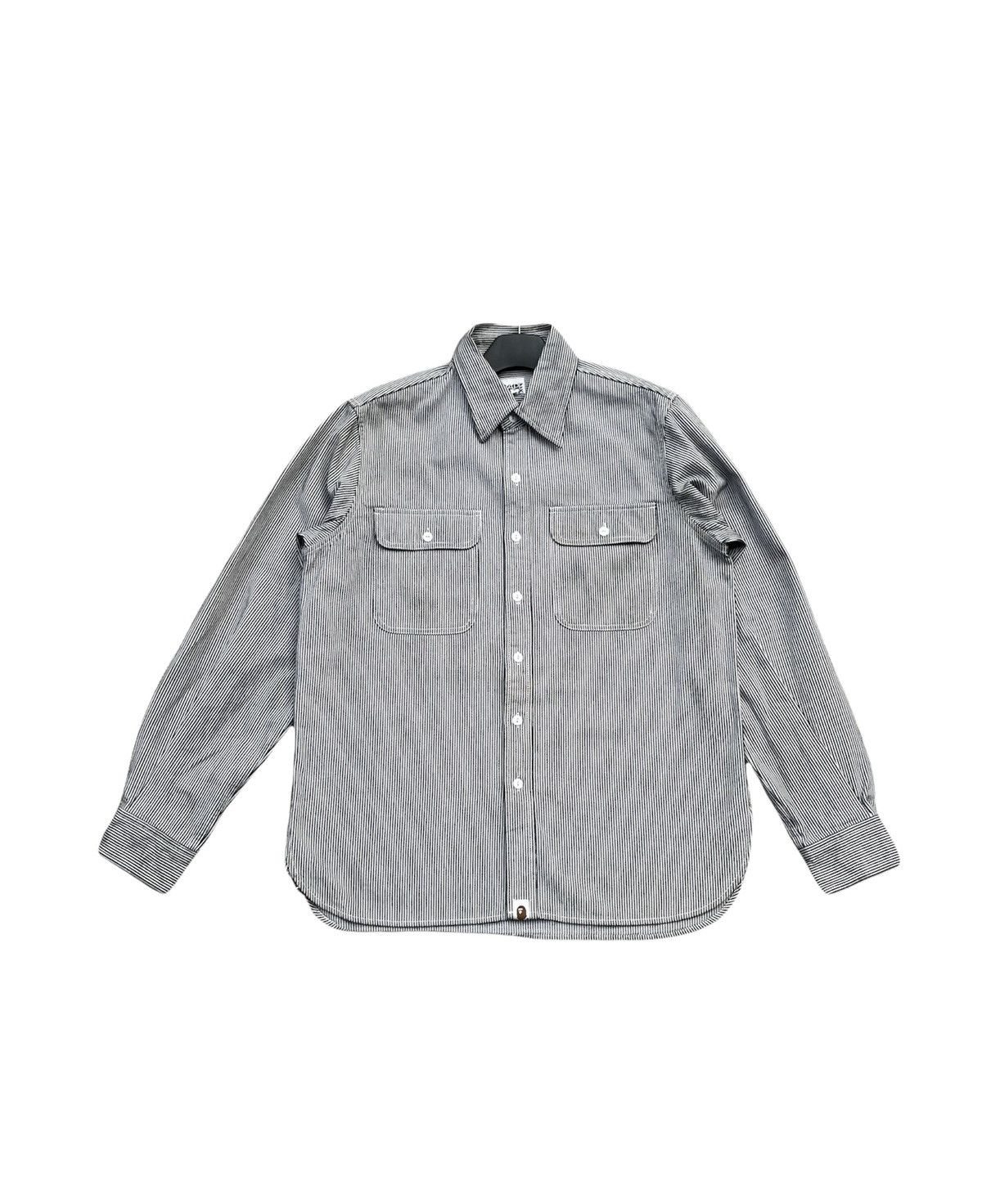 Bape Hickory Shirt Work Shirt Size US M / EU 48-50 / 2 - 1 Thumbnail