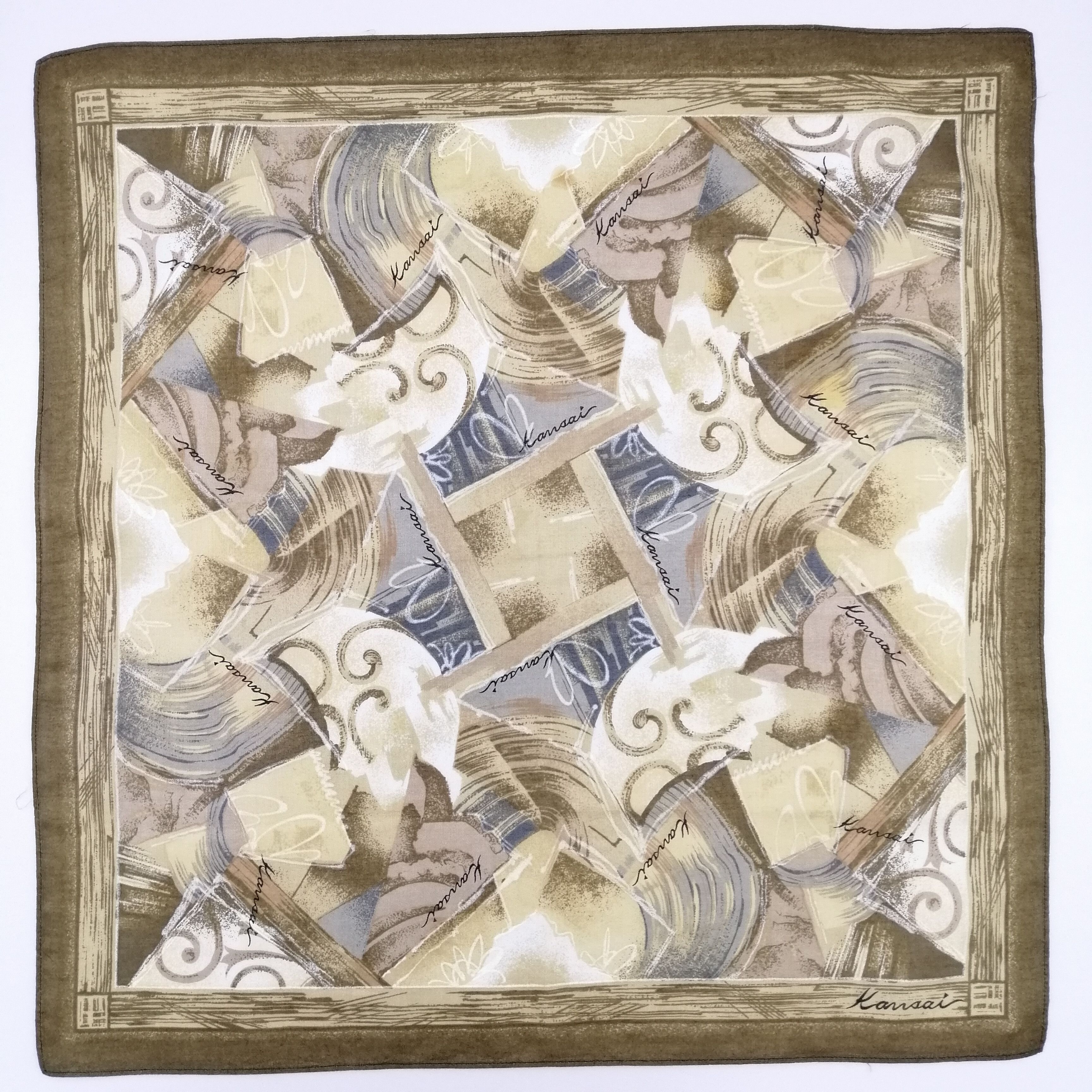 Kansai Yamamoto × Vintage Kansai Handkerchief/Neckerchief/Bandana-KD3112 Size ONE SIZE - 2 Thumbnail