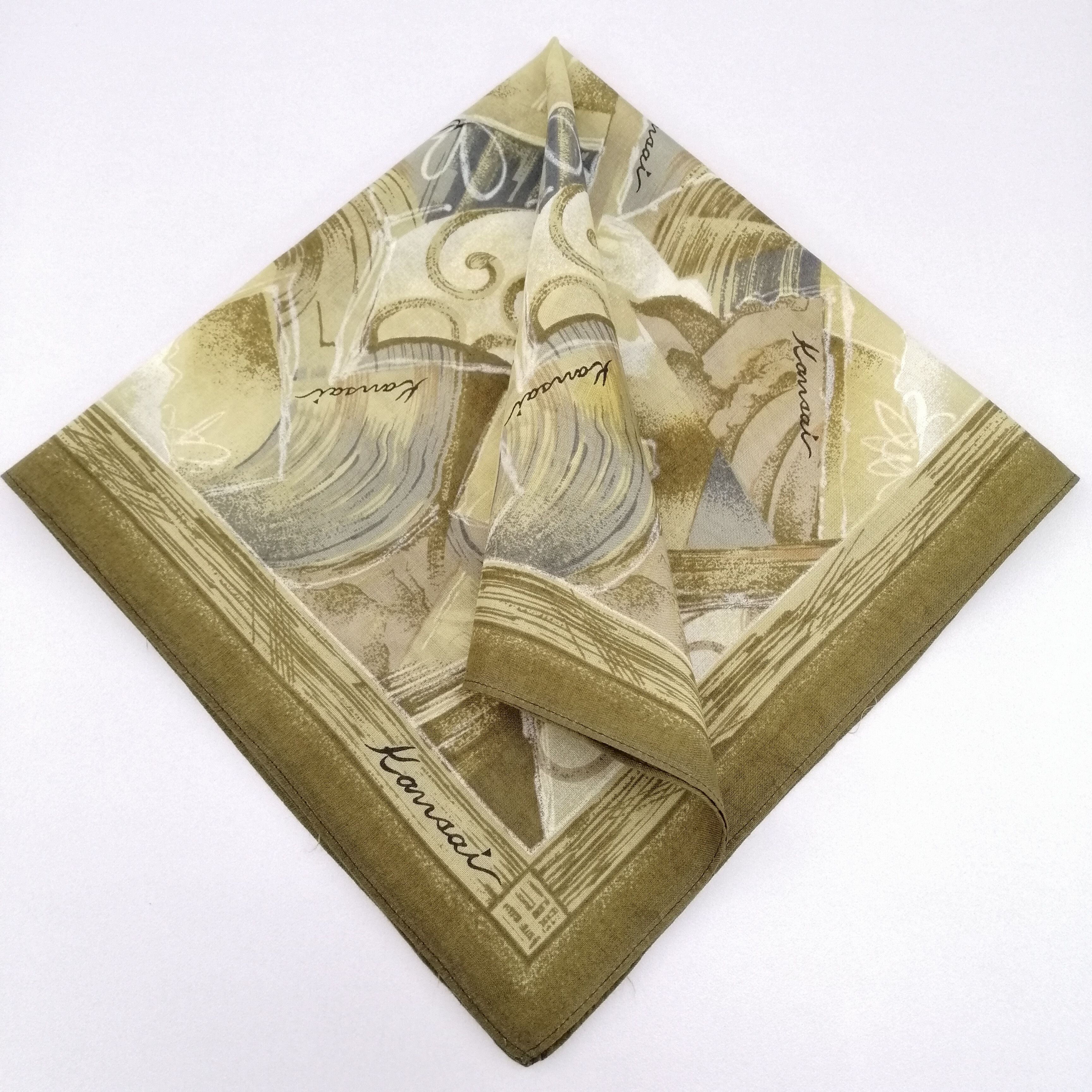 Kansai Yamamoto × Vintage Kansai Handkerchief/Neckerchief/Bandana-KD3112 Size ONE SIZE - 1 Thumbnail