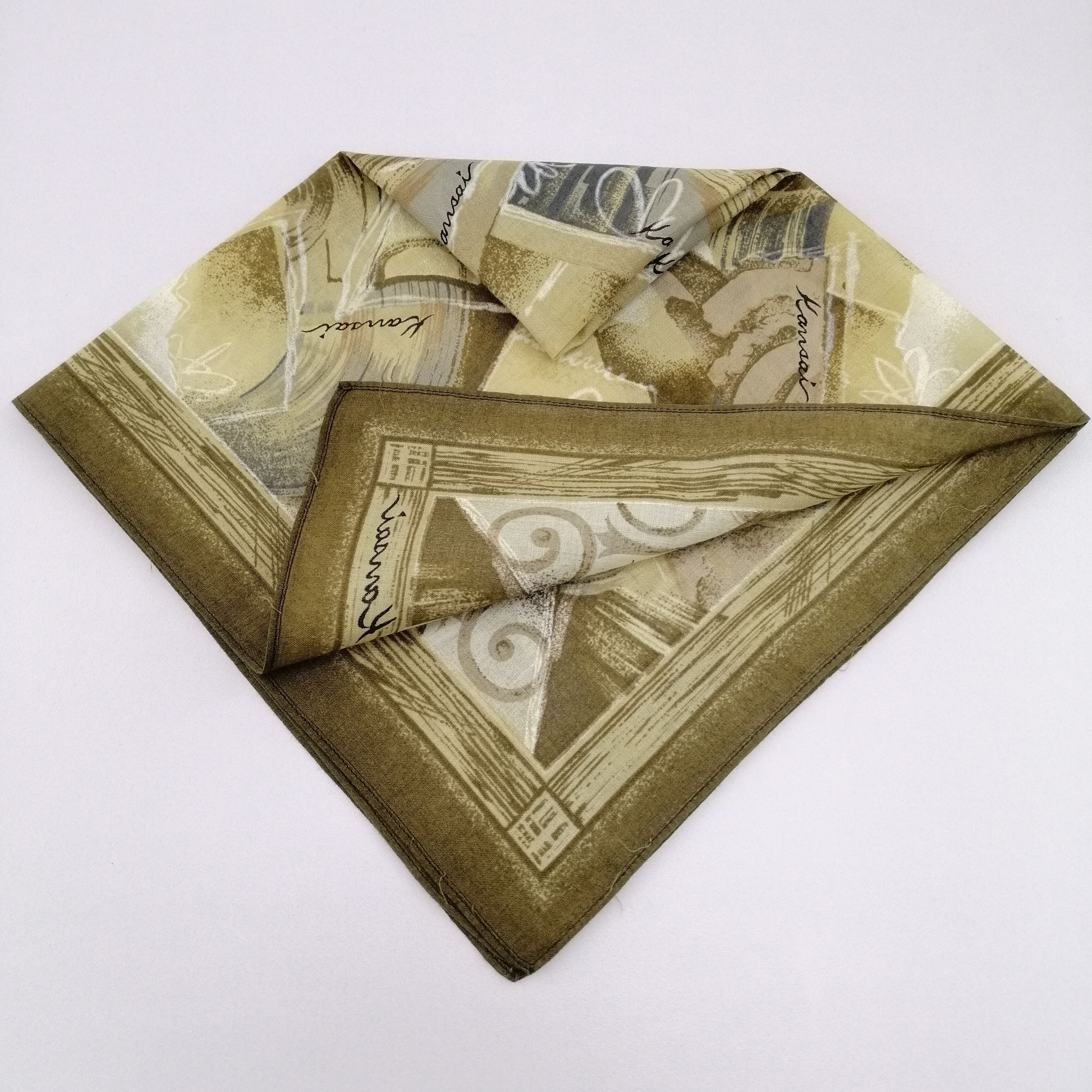 Kansai Yamamoto × Vintage Kansai Handkerchief/Neckerchief/Bandana-KD3112 Size ONE SIZE - 5 Thumbnail