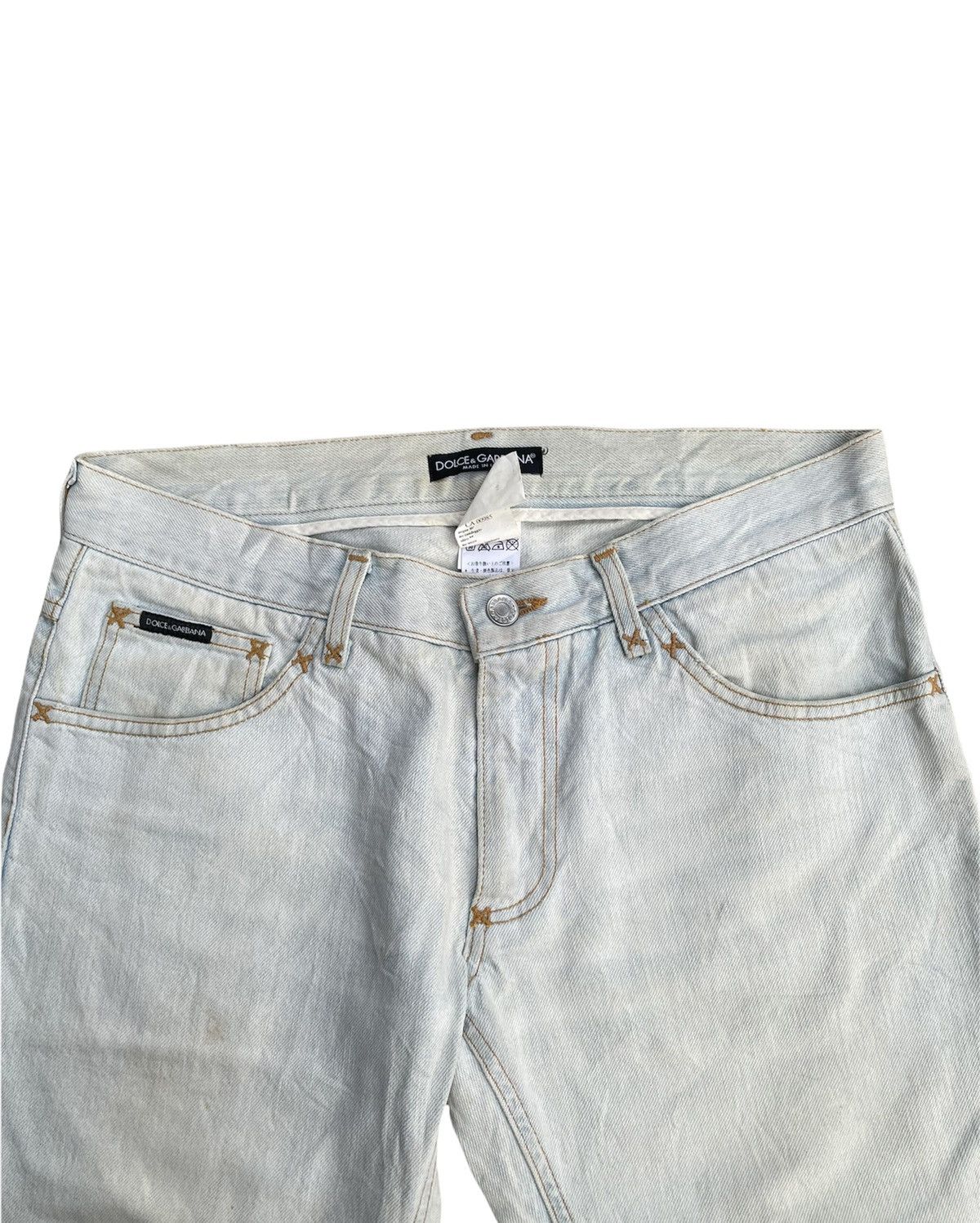 Dolce & Gabbana Vintage Dolce & Gabbana Faded Wash Denim Size US 34 / EU 50 - 3 Thumbnail