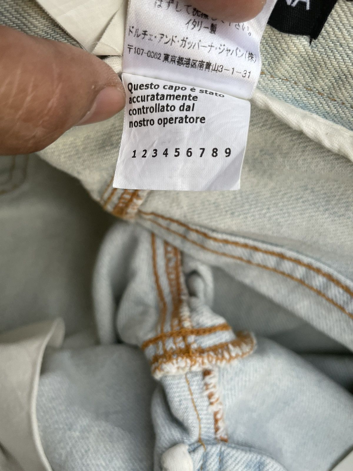 Dolce & Gabbana Vintage Dolce & Gabbana Faded Wash Denim Size US 34 / EU 50 - 15 Thumbnail