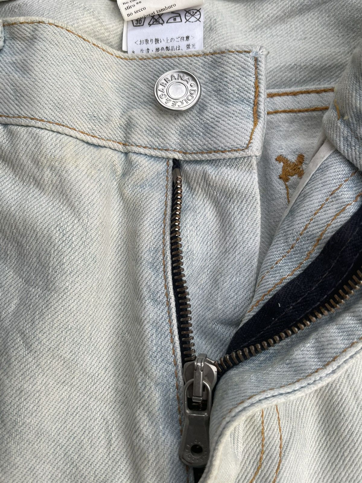 Dolce & Gabbana Vintage Dolce & Gabbana Faded Wash Denim Size US 34 / EU 50 - 9 Thumbnail