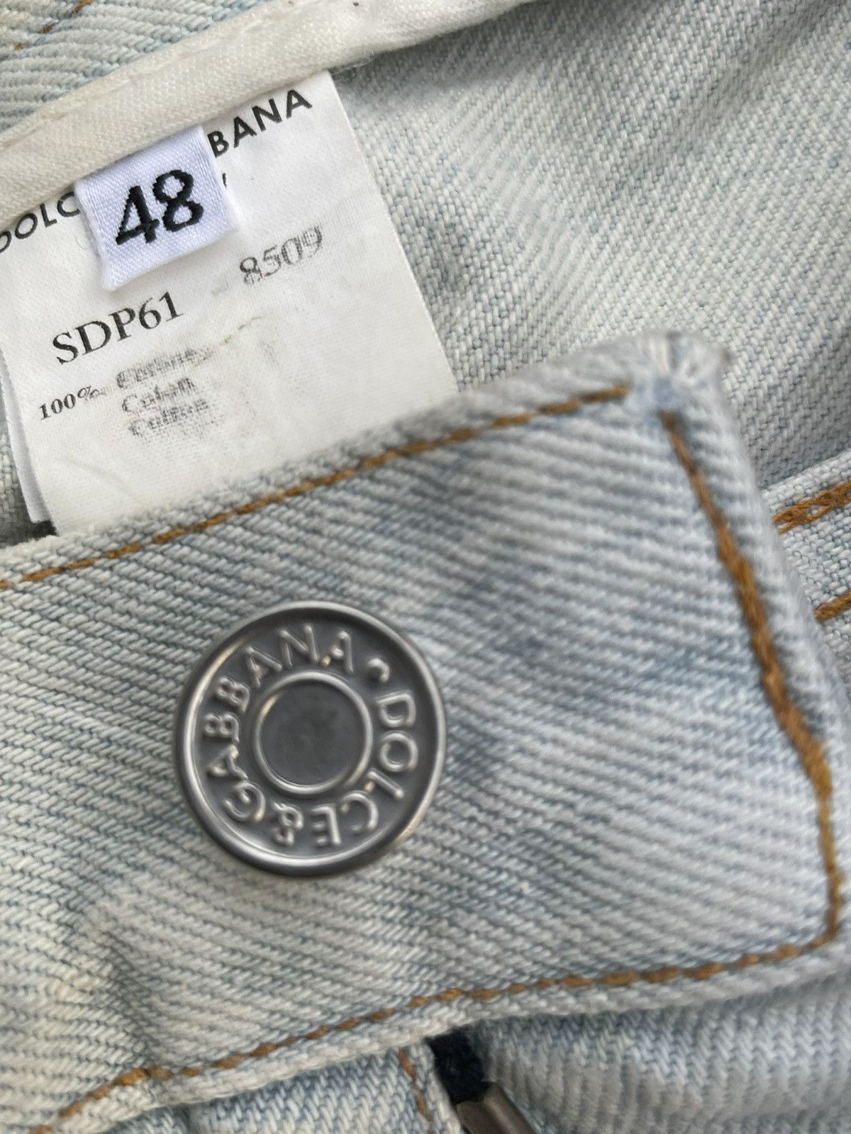 Dolce & Gabbana Vintage Dolce & Gabbana Faded Wash Denim Size US 34 / EU 50 - 11 Thumbnail