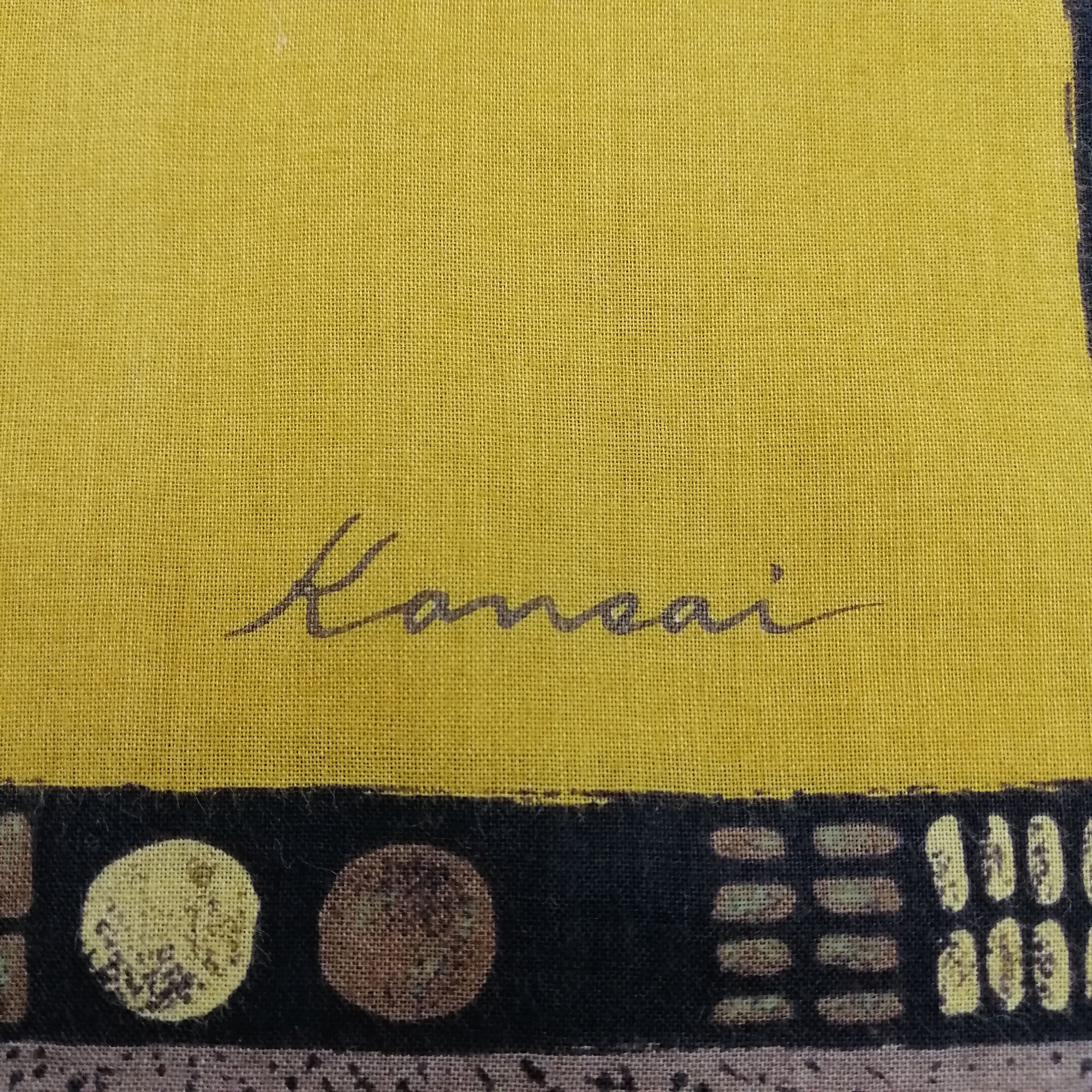 Kansai Yamamoto × Vintage Kansai Handkerchief/Neckerchief/Bandana-KD3116 Size ONE SIZE - 3 Thumbnail