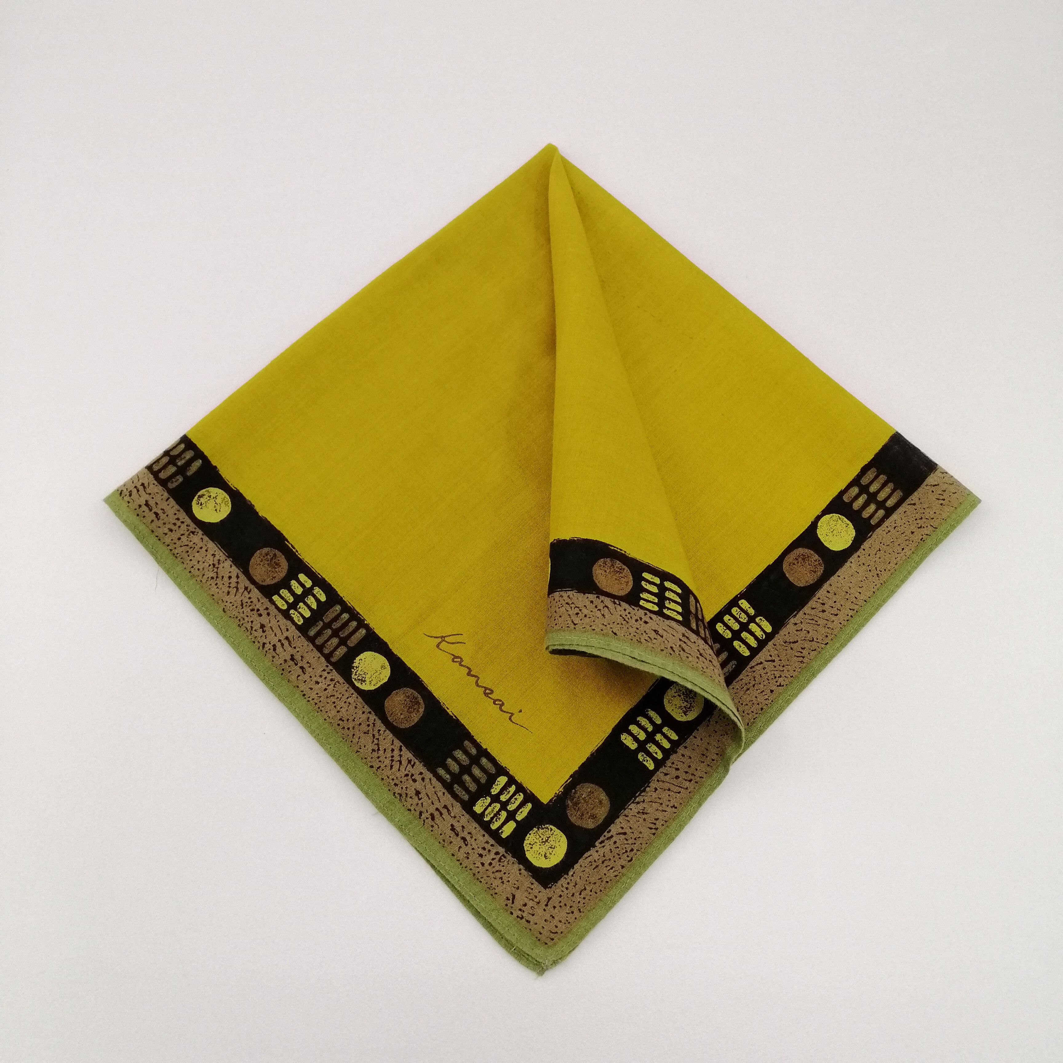 Kansai Yamamoto × Vintage Kansai Handkerchief/Neckerchief/Bandana-KD3116 Size ONE SIZE - 1 Thumbnail