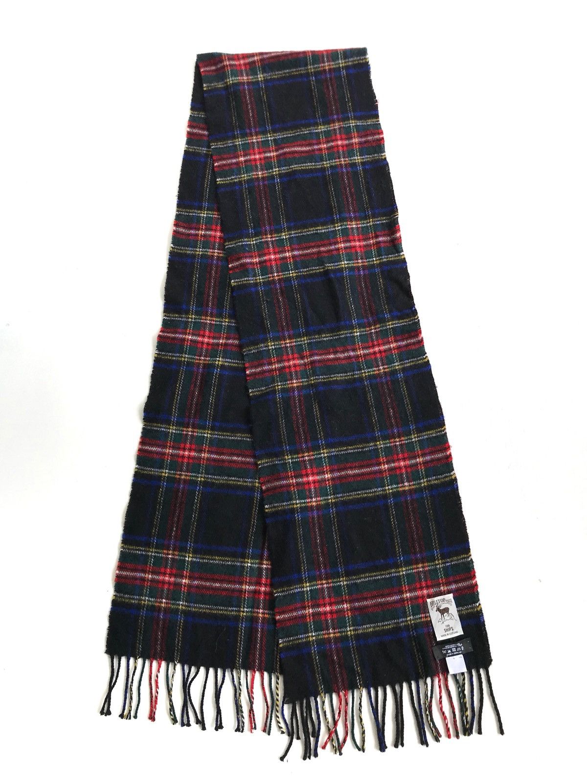 SHIPS Ships X Hiltop Brand Made In Scotland Lambwool Muffler Size ONE SIZE - 1 Thumbnail