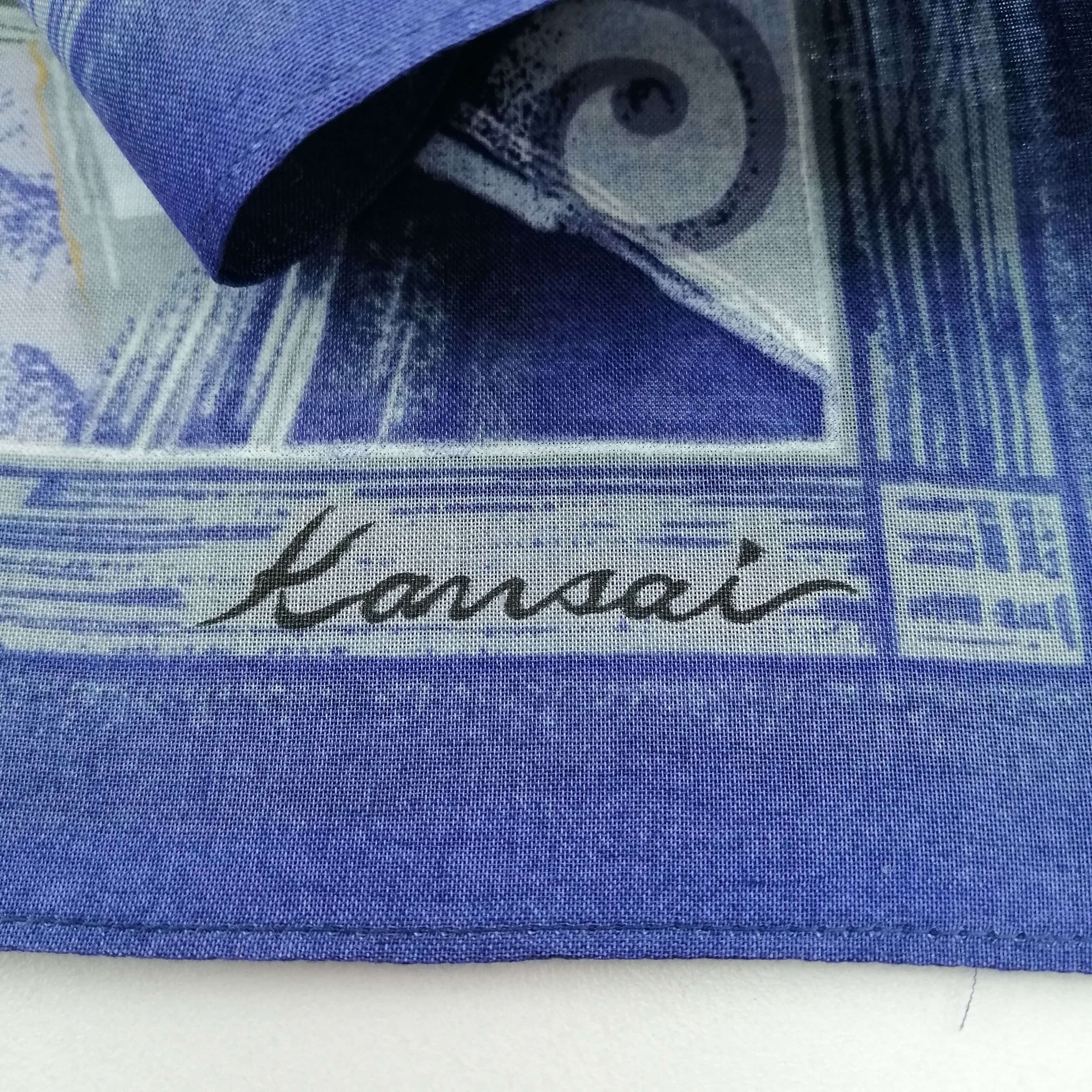 Kansai Yamamoto × Vintage Kansai Handkerchief/Neckerchief/Bandana-KD3145 Size ONE SIZE - 3 Thumbnail